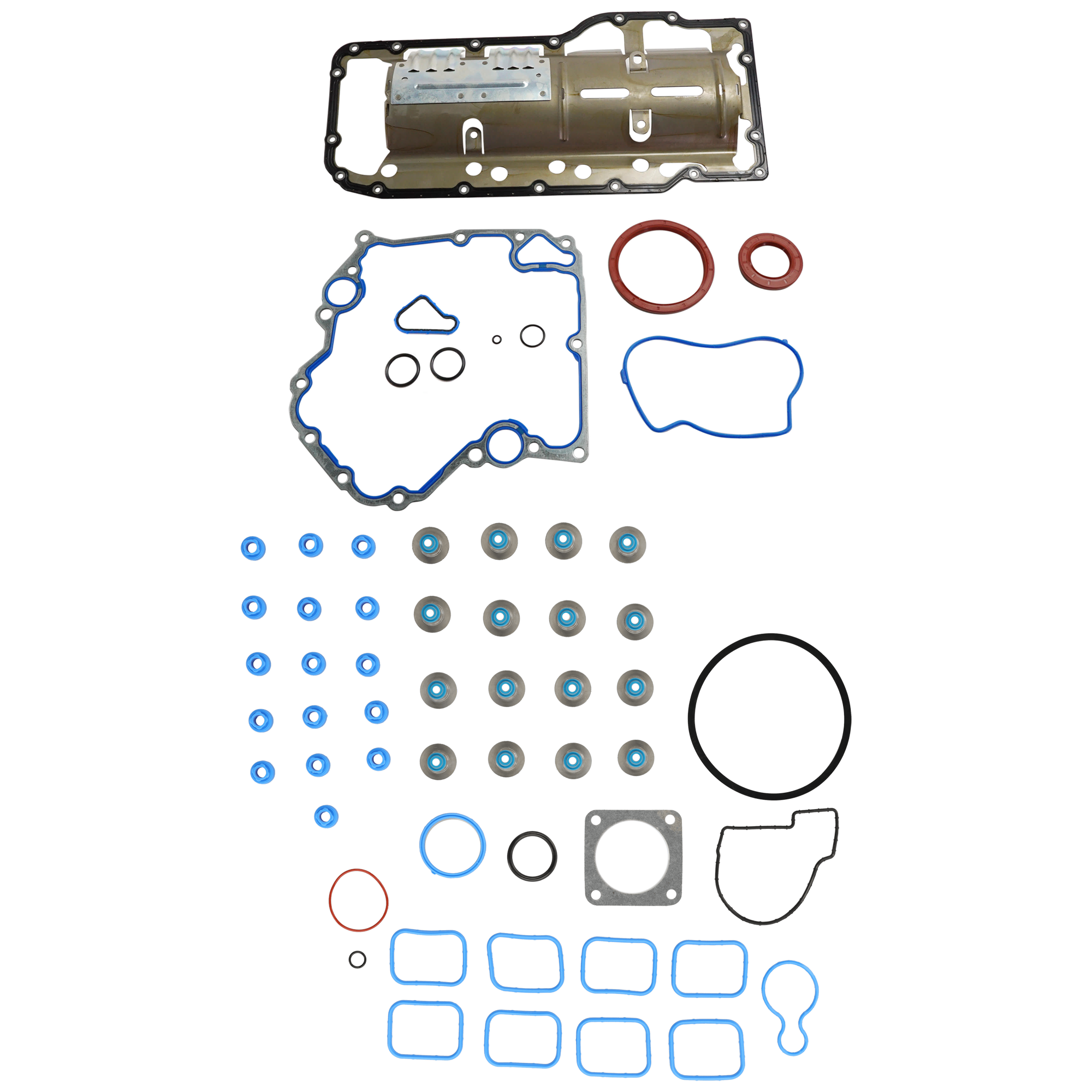 AM GRAND CHEROKEE 99-03 DAKOTA 00-03 CYLINDER HEAD GASKET 2 pc kit with Lower Engine Gasket Set SKU KIT 072324 C870 OEM 953613-953506 CS54237-08101170