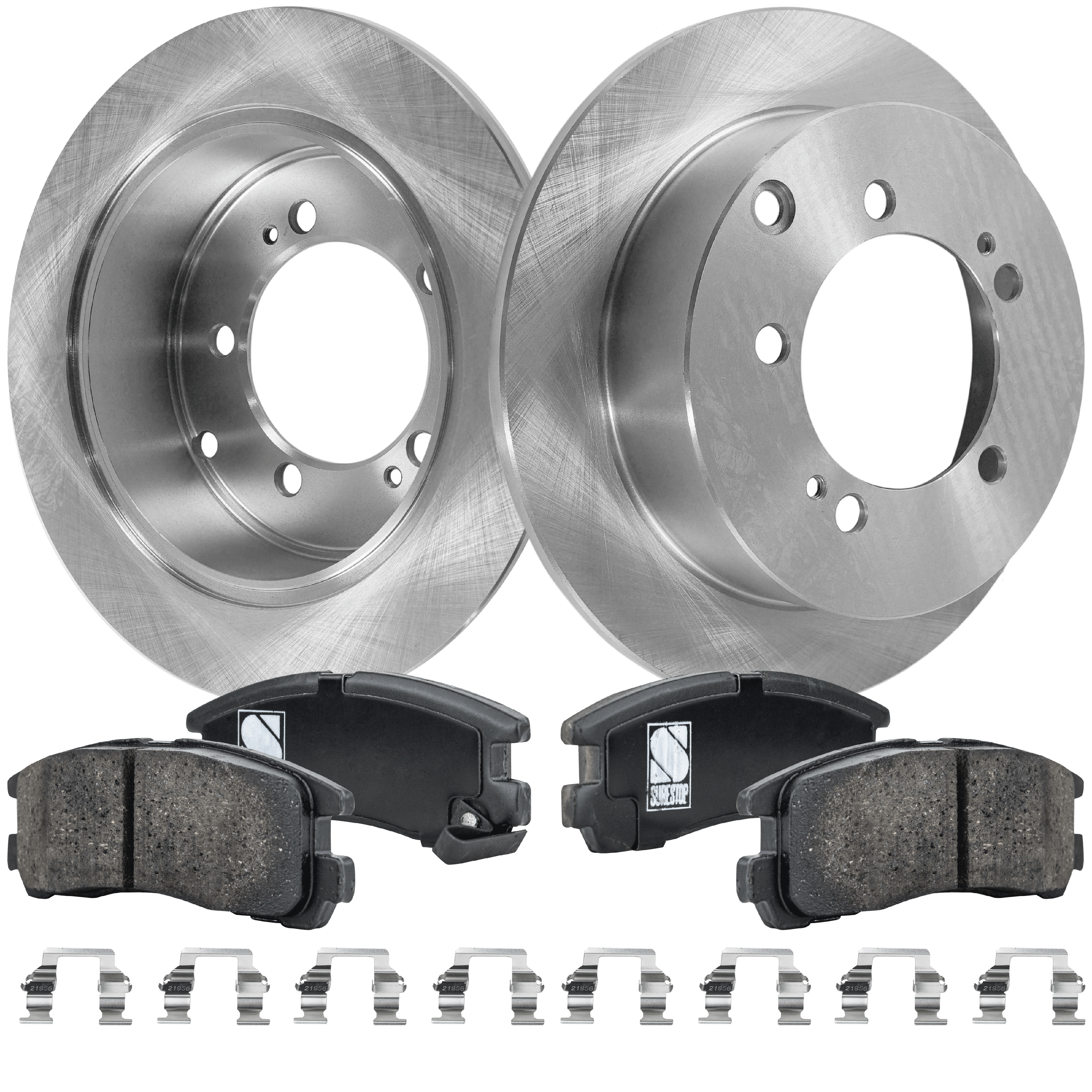 AM ECLIPSE SEBRING 95-05 REAR BRAKE DISC AND PAD KIT 4 pc kit SKU KIT 072421-114 OEM MB895200 MB928716-58302M2A00 M