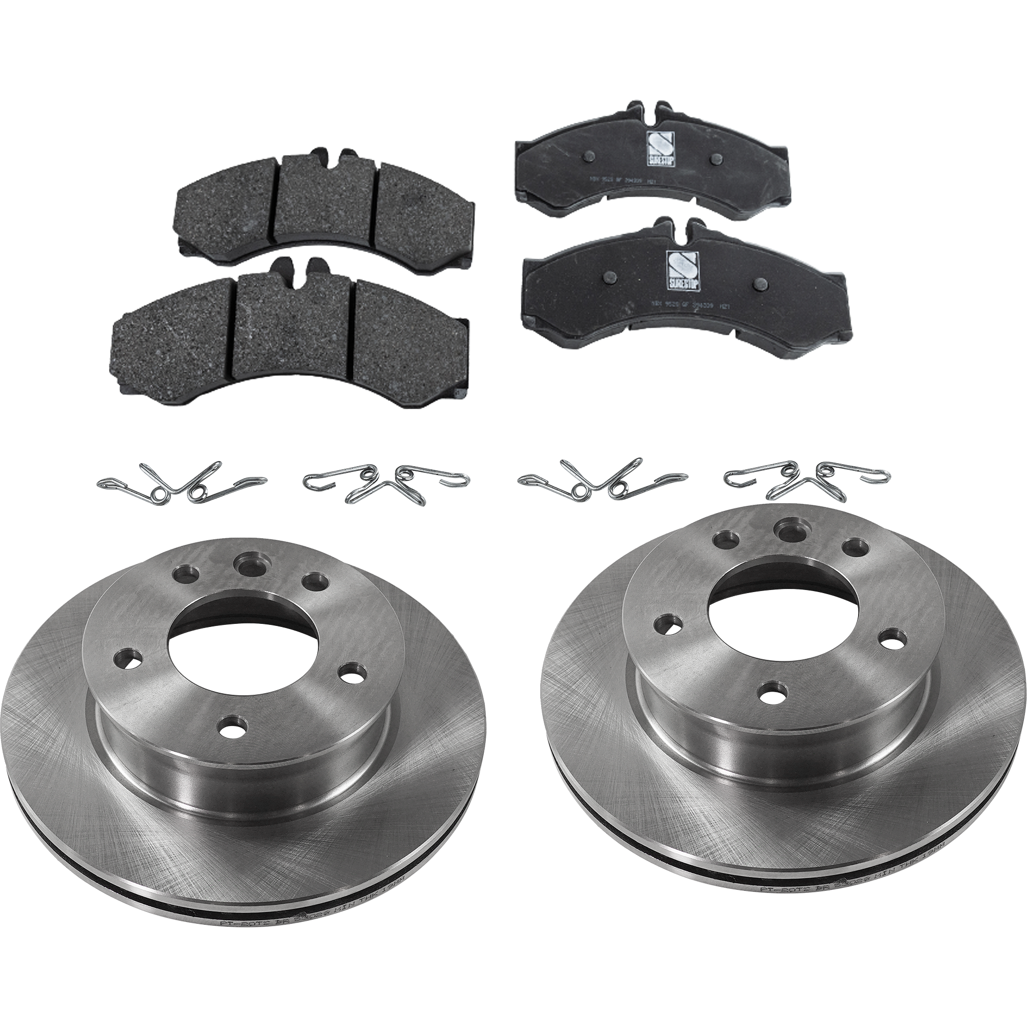AM SPRINTER 2500-3500-03-06 FRONT BRAKE DISC AND PAD KIT 4 pc kit SKU KIT 072421-151 OEM 43088-53028-780346-60040042-43