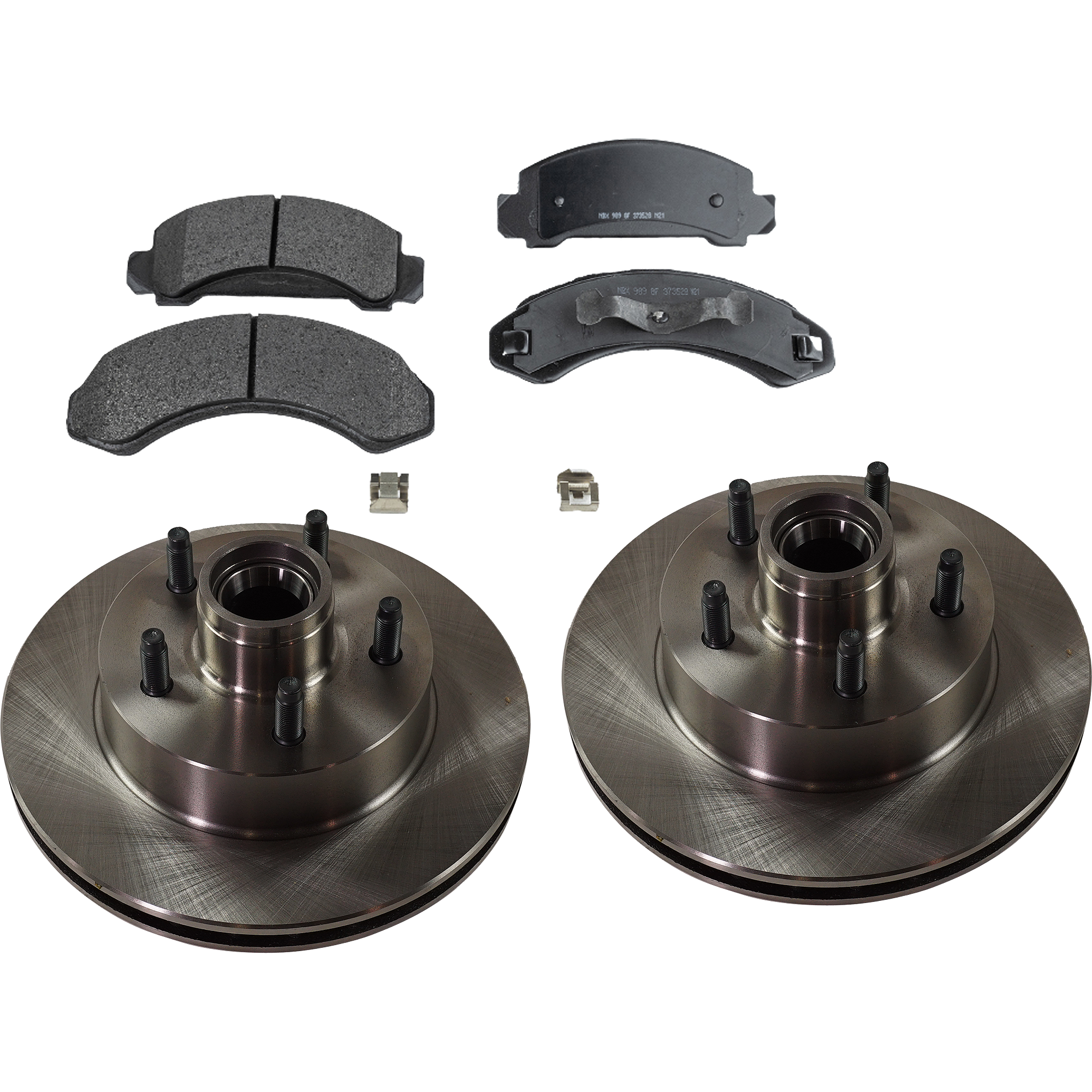 AM RANGER 83-94 FRONT BRAKE DISC AND PAD KIT 4 pc kit SKU KIT 072421-161 OEM E3TZ1102A F37Z1102A E7TZ99999