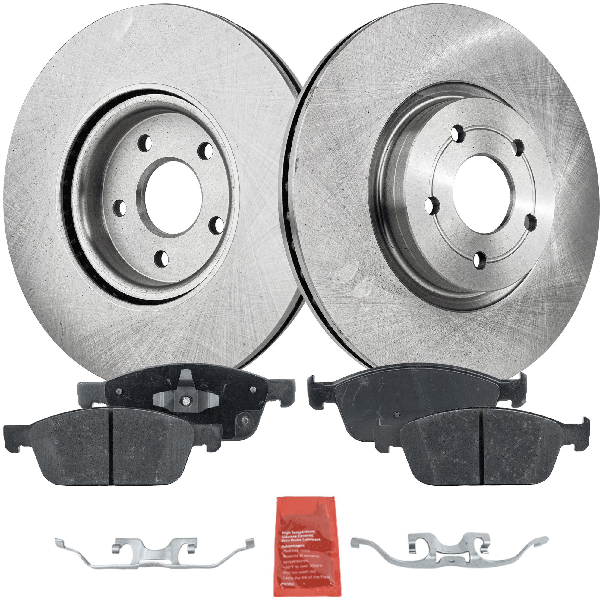 AM ESCAPE 13-19 FRONT BRAKE DISC AND PAD KIT 4 pc kit SKU KIT 072421-193 OEM 34349-42308-45440-54192-680998