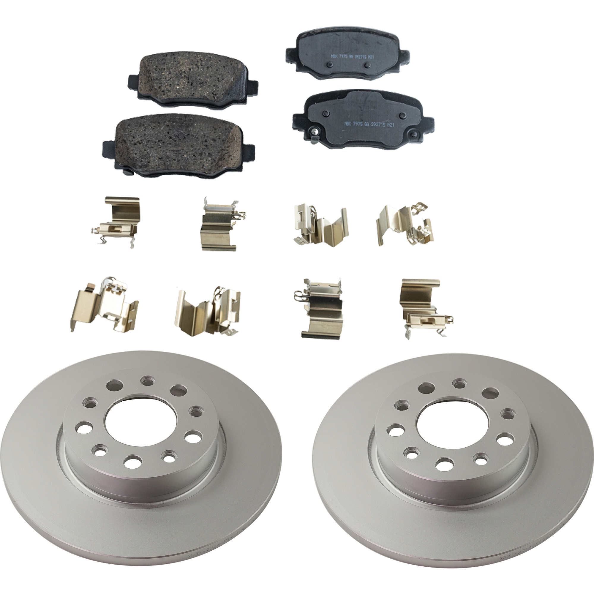 AM RENEGADE 15-22 REAR BRAKE DISC AND PAD KIT 2 Wheel Set SKU KIT 072421-246 OEM 431-998-504-181-215-000-000-000-000