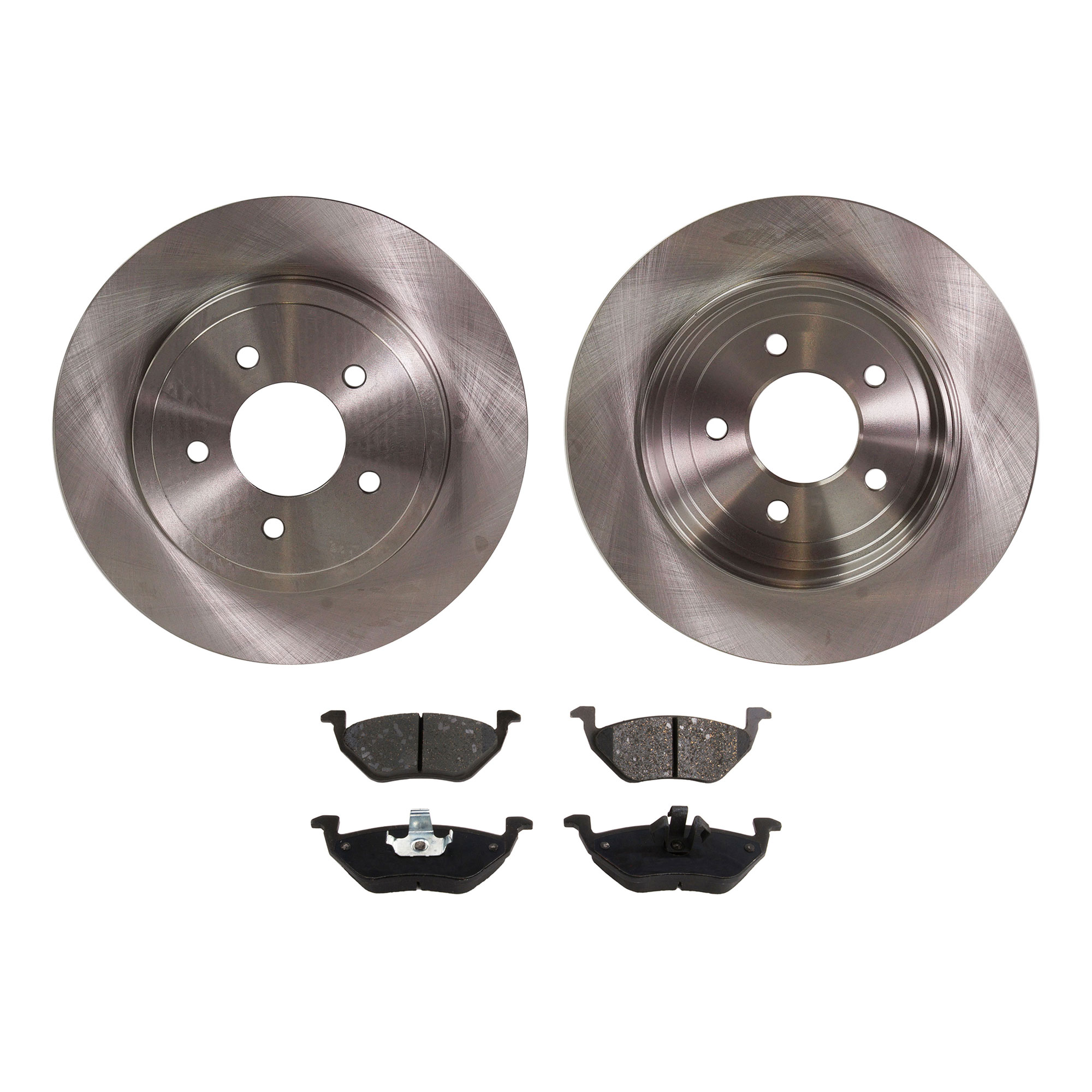 AM ESCAPE 05-08 REAR BRAKE DISC AND PAD KIT 4 pc kit SKU KIT 072421-256 OEM 5L8Z2C026AA 5L8Z2C026BA 5L8Z22