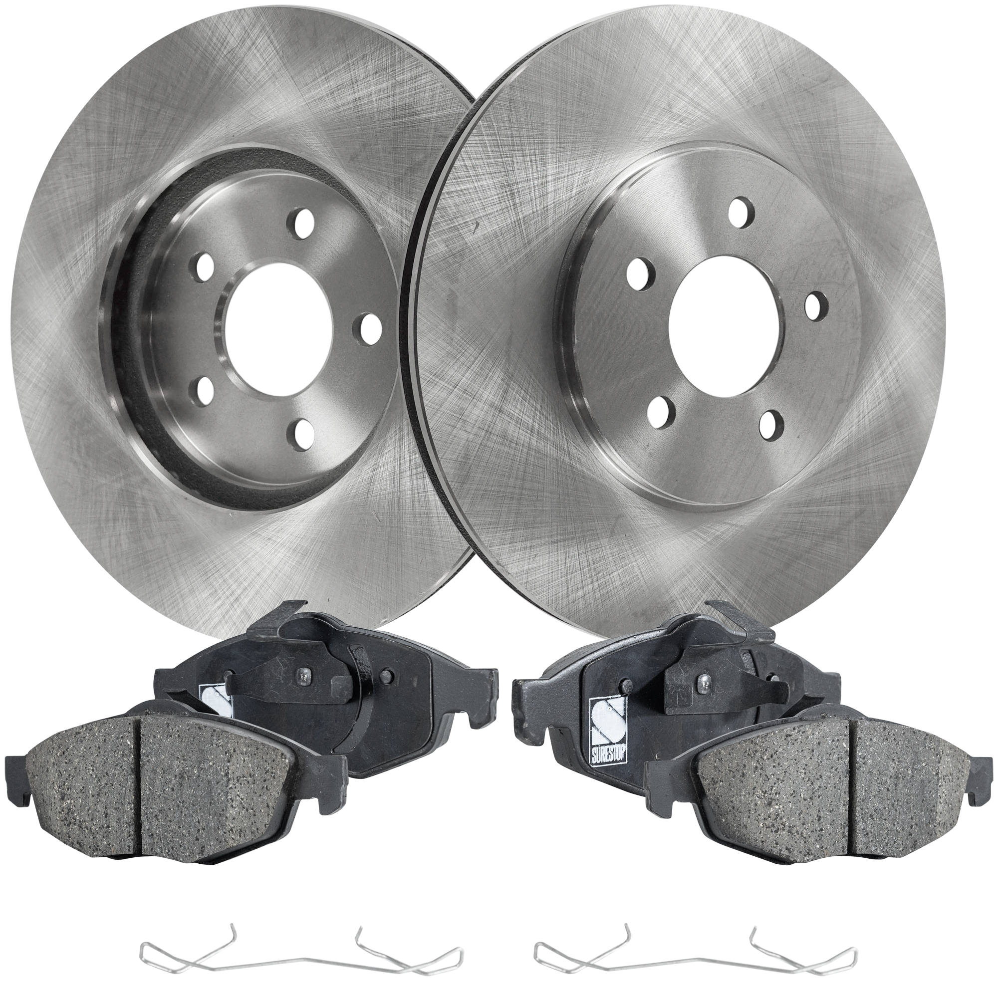 AM SEBRING STRATUS 01-06 FRONT BRAKE DISC AND PAD KIT 2 Wheel Set SKU KIT 072421-60 OEM 4695186-4695957-5018939AA 5018