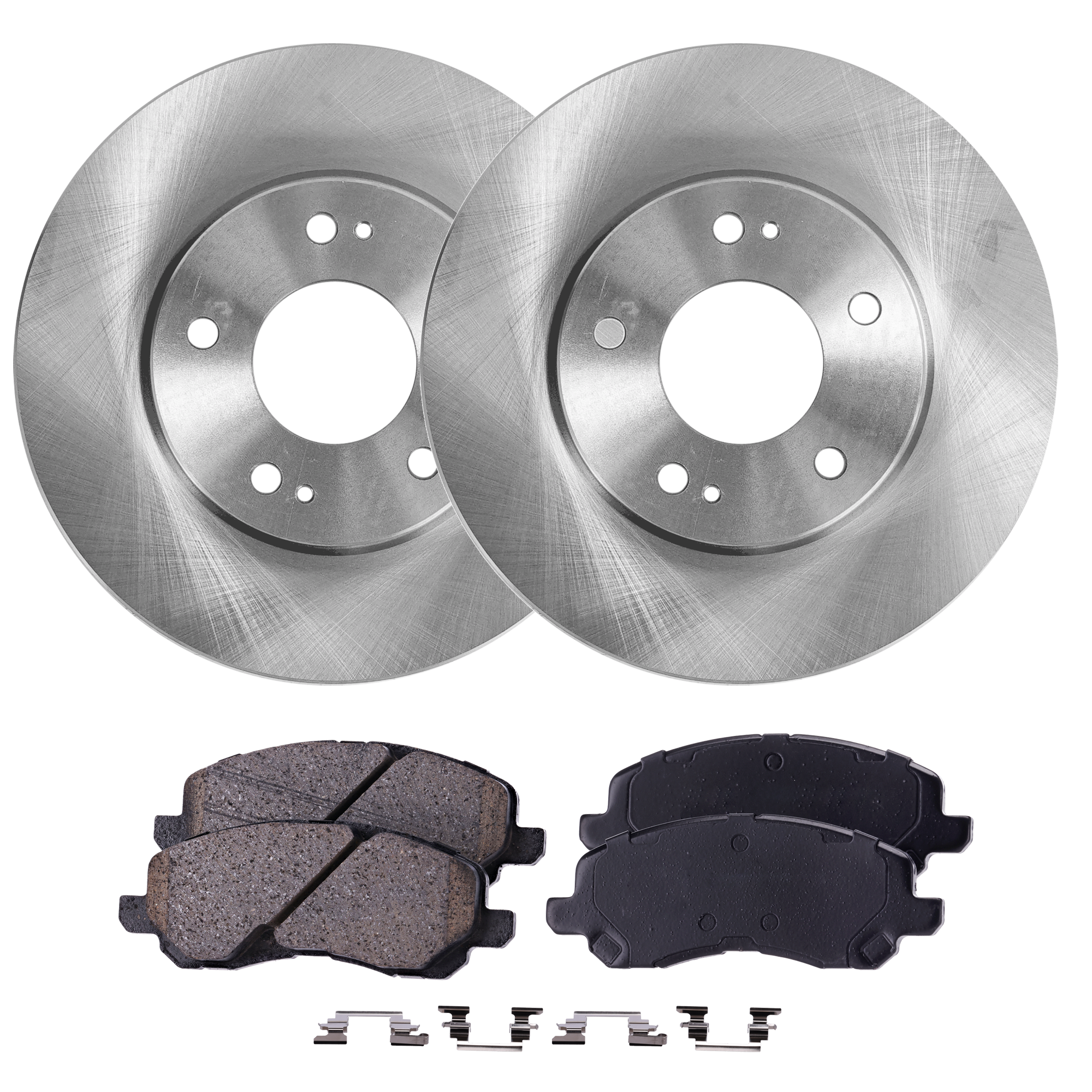 AM ECLIPSE 01-05 GALANT 00-11 FRONT BRAKE DISC AND PAD KIT 2 Wheel Set SKU KIT 072421-61 OEM 5105513AA MN116329 MN116330-46