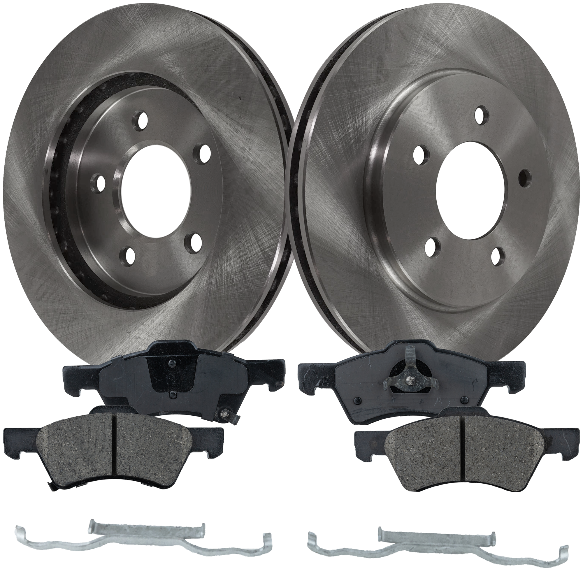 AM GRAND CARAVAN 01-01 FRONT BRAKE DISC AND PAD KIT 2 Wheel Set SKU KIT 072421-83 OEM 4683260-4683432-4721820-472182