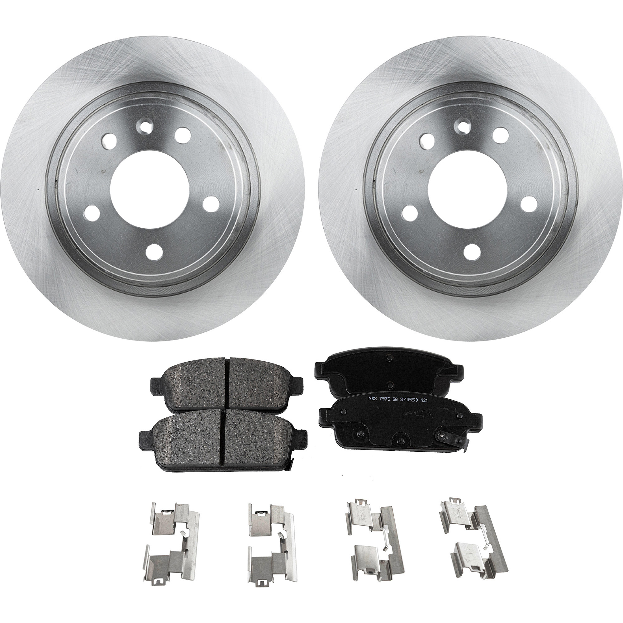 AM VOLT 15-15 CASCADA 16-19 REAR BRAKE DISC AND PAD KIT 4 pc kit SKU KIT 072421-93 OEM 41273-55196-850244-60047044-41