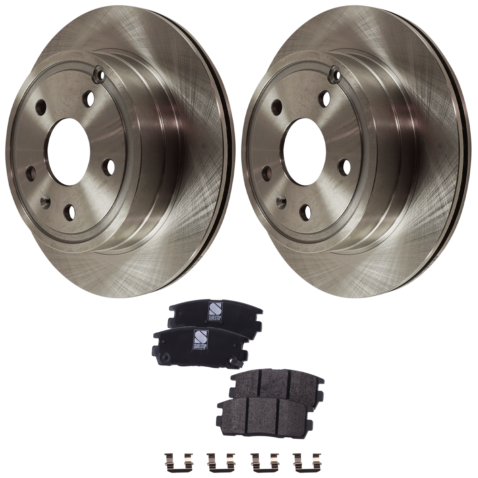 AM EQUINOX TERRAIN 10-17 REAR BRAKE DISC AND PAD KIT 4 pc kit SKU KIT 072421-94 OEM 41262-55178-850168-900824-6004