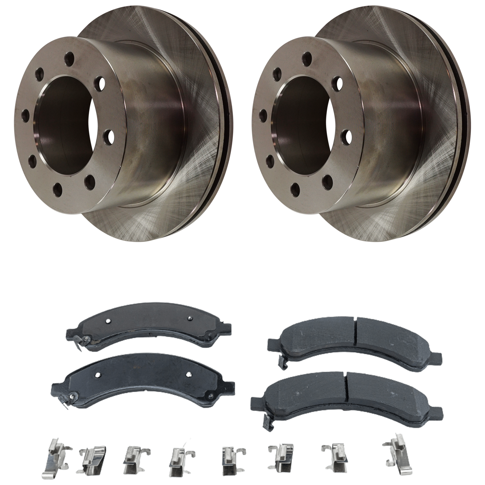 AM EXPRESS 3500-03-04 SAVANA 3500-03-07 REAR BRAKE DISC AND PAD KIT 2 Wheel Set SKU KIT 072421-95 OEM 15769474-88982640