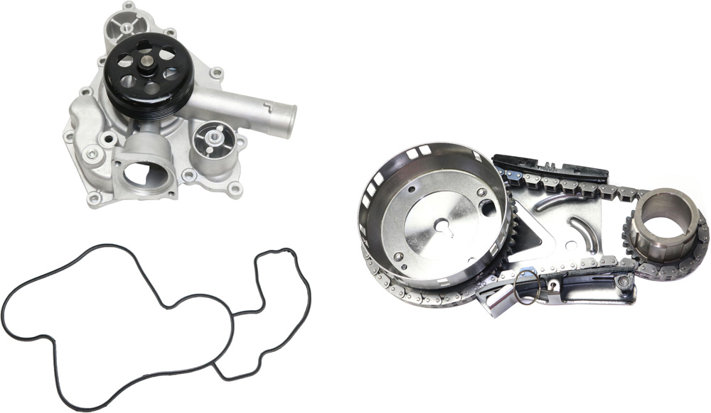 AM CHRYSLER 300-05-10 TIMING CHAIN KIT 2 pc Kit with Water Pump SKU KIT 072517-03 OEM 20441-43543-49377-58645-99186