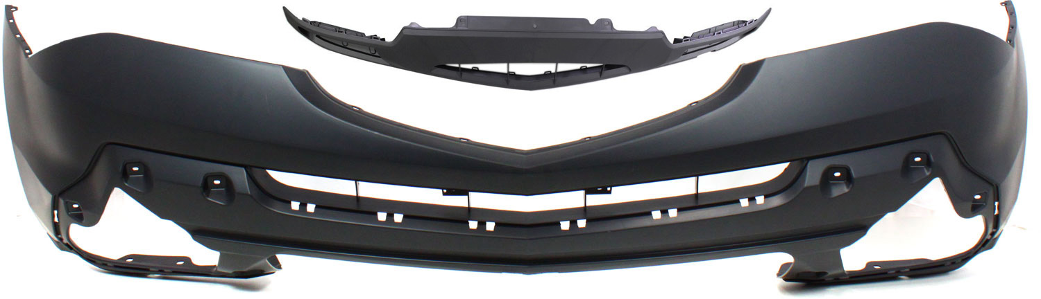AM MDX 07-09 FRONT BUMPER COVER Primed 2 pc Kit with Valance SKU KIT 072517-20 Partslink AC1000157 AC1015102 OEM 04711STXA90ZZ 71110STXA00ZA