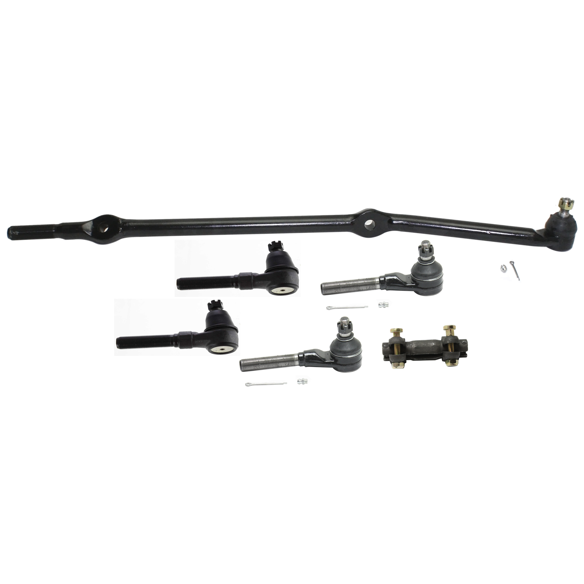 AM GRAND CHEROKEE 93-98 FRONT SUSPENSION KIT RH 6 pc Kit with Tie Rod End and Tie Rod Adjusting Sleeve SKU KIT 072524-273 OEM 310301-388900-2691134-4251017