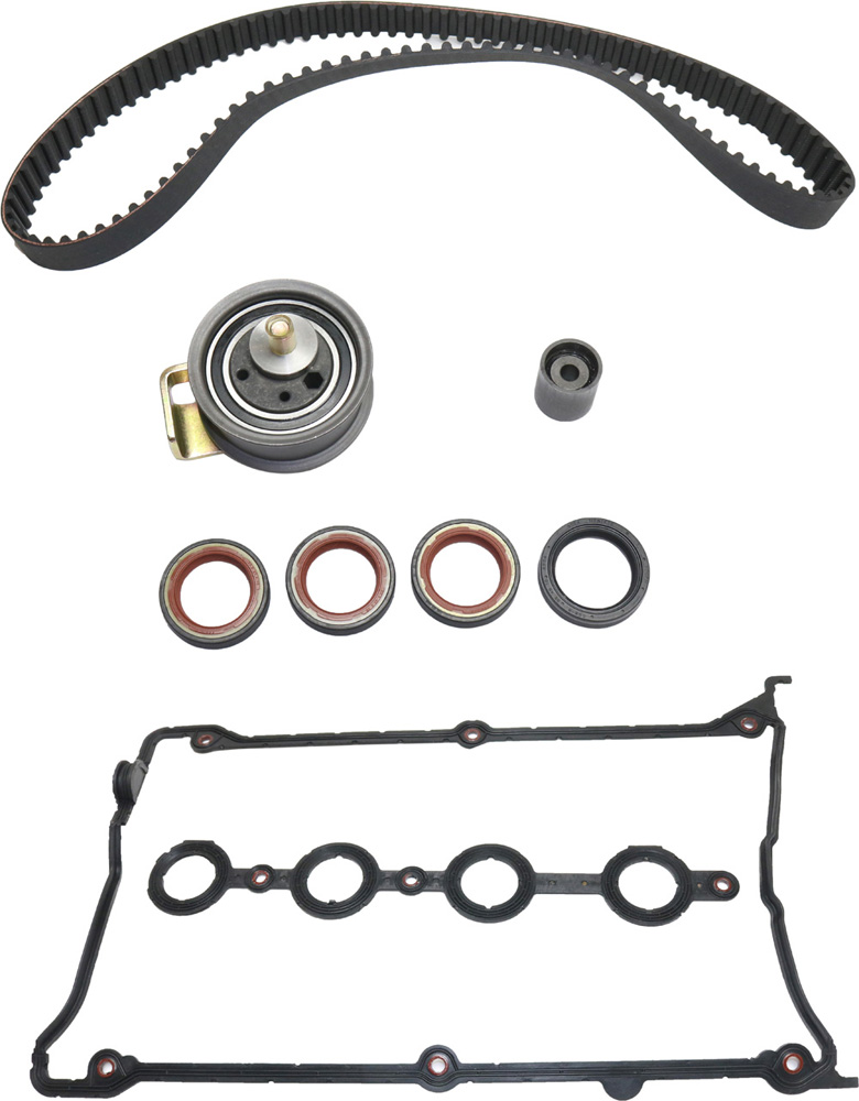 AM A4 A4 QUATTRO PASSAT 98-00 TIMING BELT KIT with Valve Cover Gasket 4 Cyl 1.8L 1781cc DOHC 20 Valve SKU KIT 072617-76 OEM 190006-153194601-058198025A VS