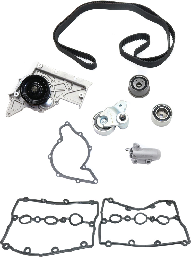 AM A6 A6 QUATTRO 02-04 A4 QUATTRO 02-06 TIMING BELT KIT with Water Pump and Valve Cover Gasket 6 Cyl 3.0L eng. SKU KIT 072617-78 OEM GTKWP330 TB330LK1 TCKWP330 WPK