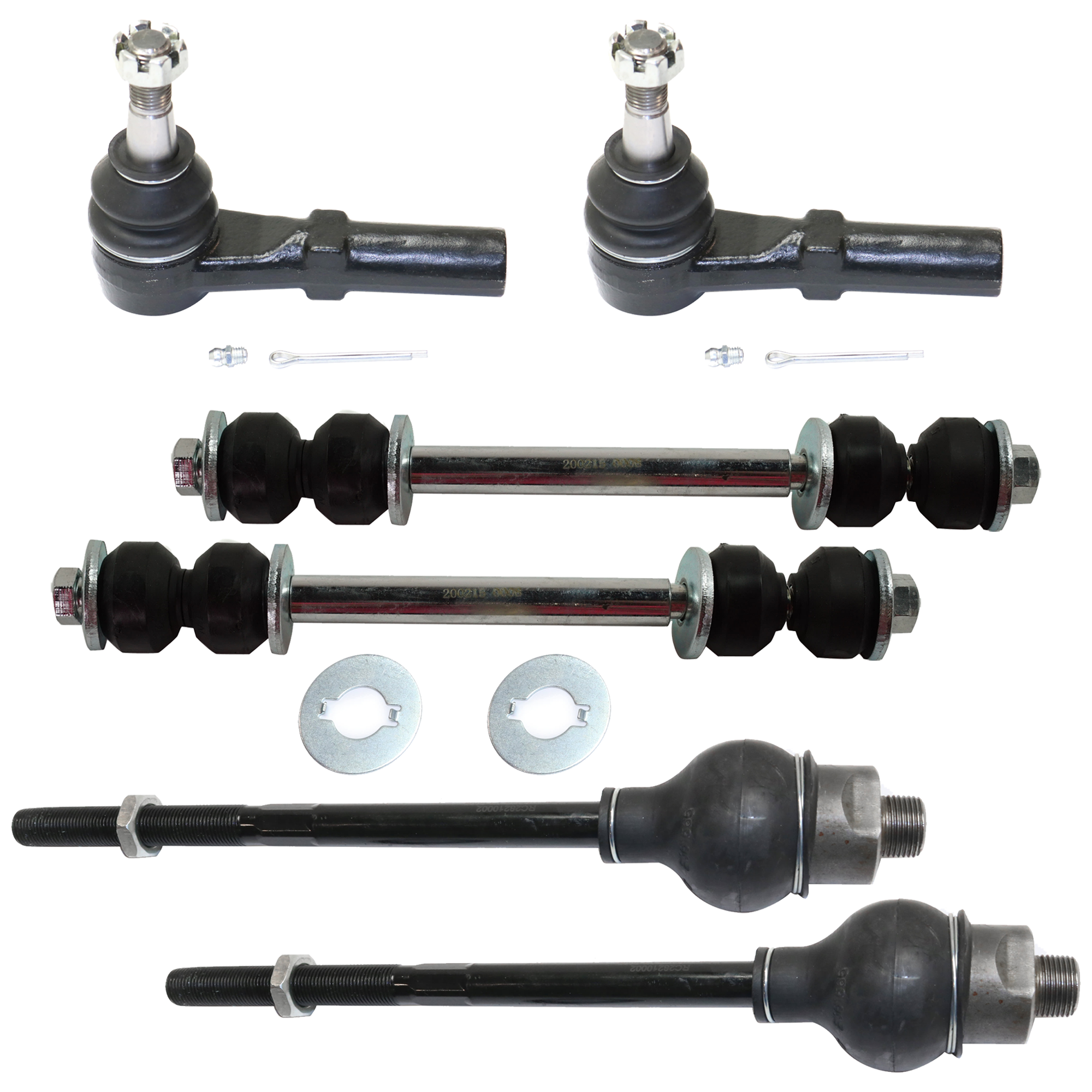 AM SILVERADO 2500 HD SILVERADO 3500 HD 11-19 FRONT SUSPENSION KIT 6 pc kit with Sway Bar Link and Tie Rod End SKU KIT 072624-27 OEM 188063000000000000000000000