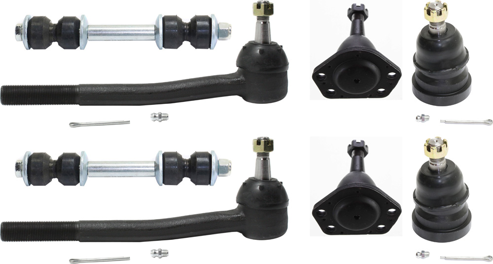 AM ASTRO 85-05 FRONT SUSPENSION KIT RH AND LH 8 pc Kit with Ball Joints Sway Bar Links and Tie Rod Ends SKU KIT 072717-17 OEM 10-268-282-008-286-000-000-000-000