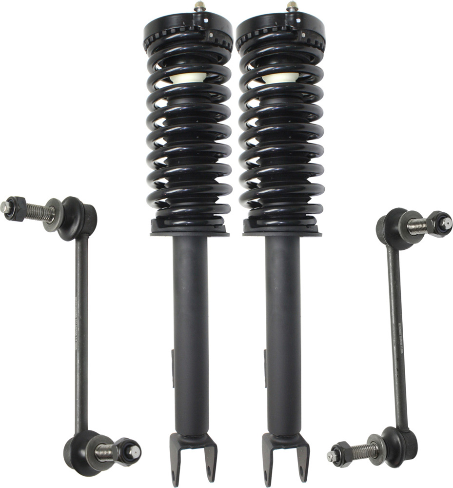 AM CHRYSLER 300-05-10 FRONT SUSPENSION KIT RH and LH 4 pc kit with Loaded Struts and Sway Bar Links SKU KIT 072717-51 OEM 5180753AA 5180754AA 521479-188
