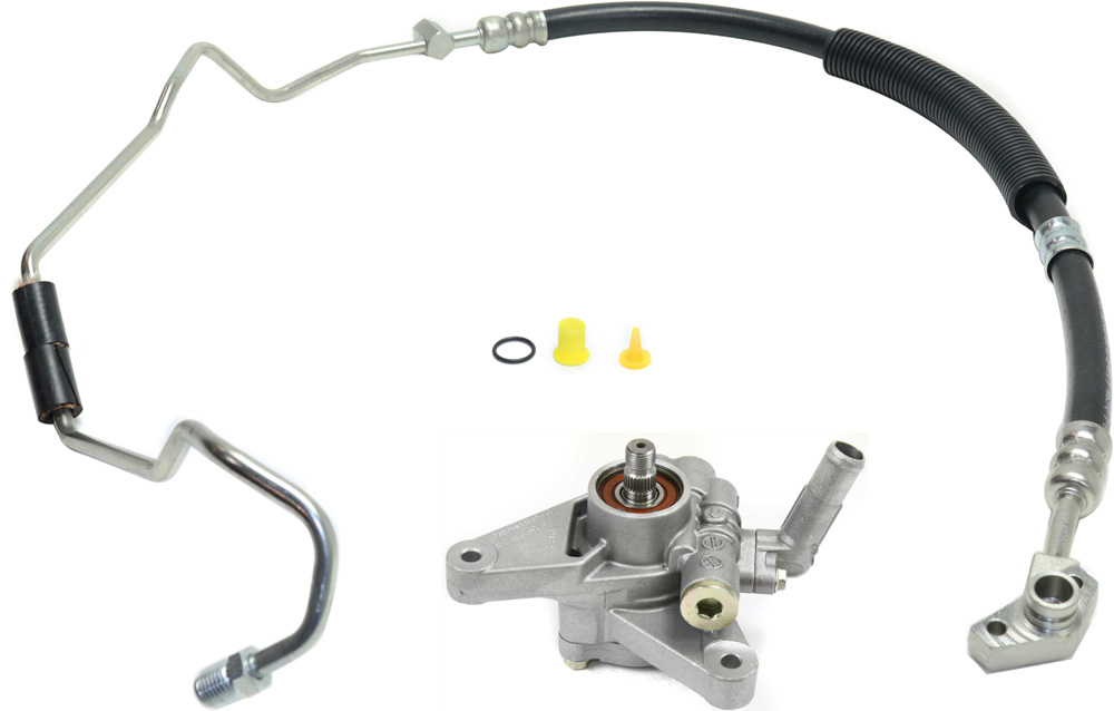 AM ODYSSEY 99-04 POWER STEERING PUMP Set of 2 with Hose SKU KIT 072717-79 OEM 56110P8FA02-53713S0XA01-53713S