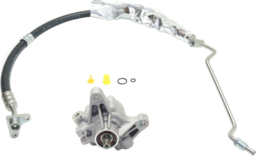 AM CR V 02-06 ELEMENT 06-11 POWER STEERING PUMP 2 pc Kit w Power Steering Pressure Line Hose Assembly SKU KIT 072717-90