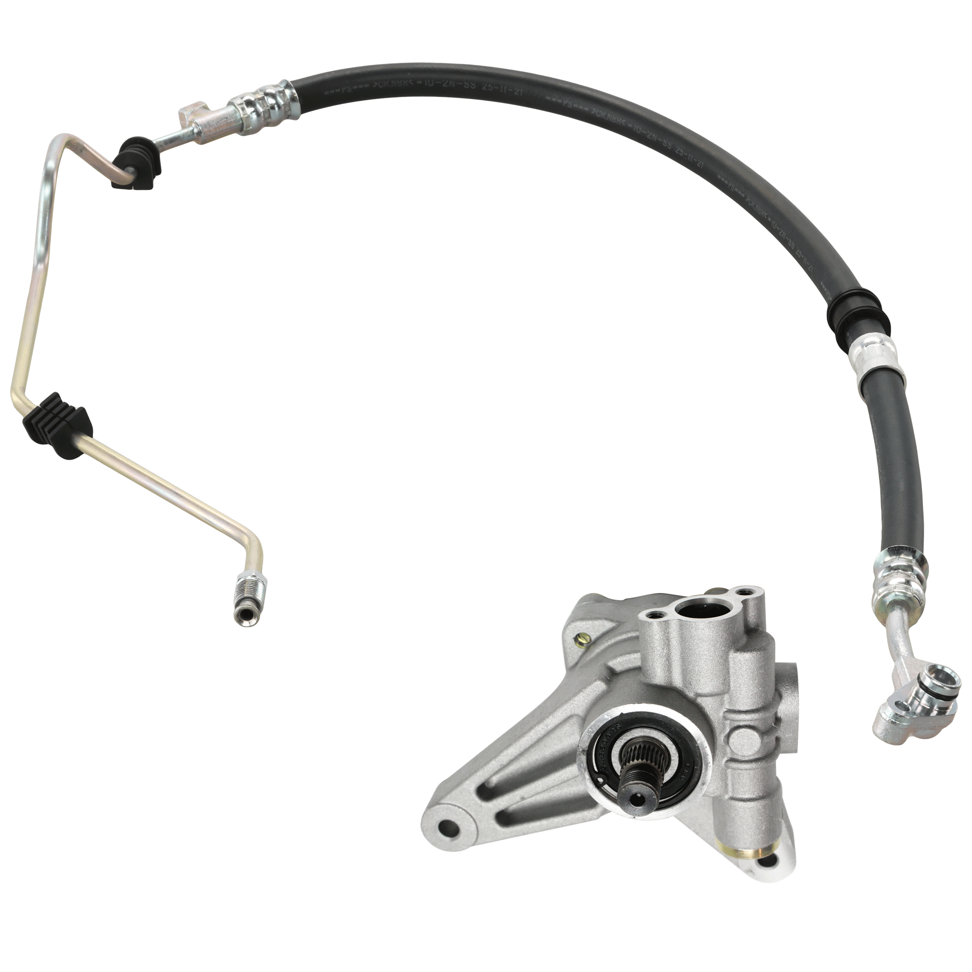 AM ODYSSEY 05-07 POWER STEERING PUMP Set of 2 w Power Steering Pressure Line Hose Assembly SKU KIT 072717-92
