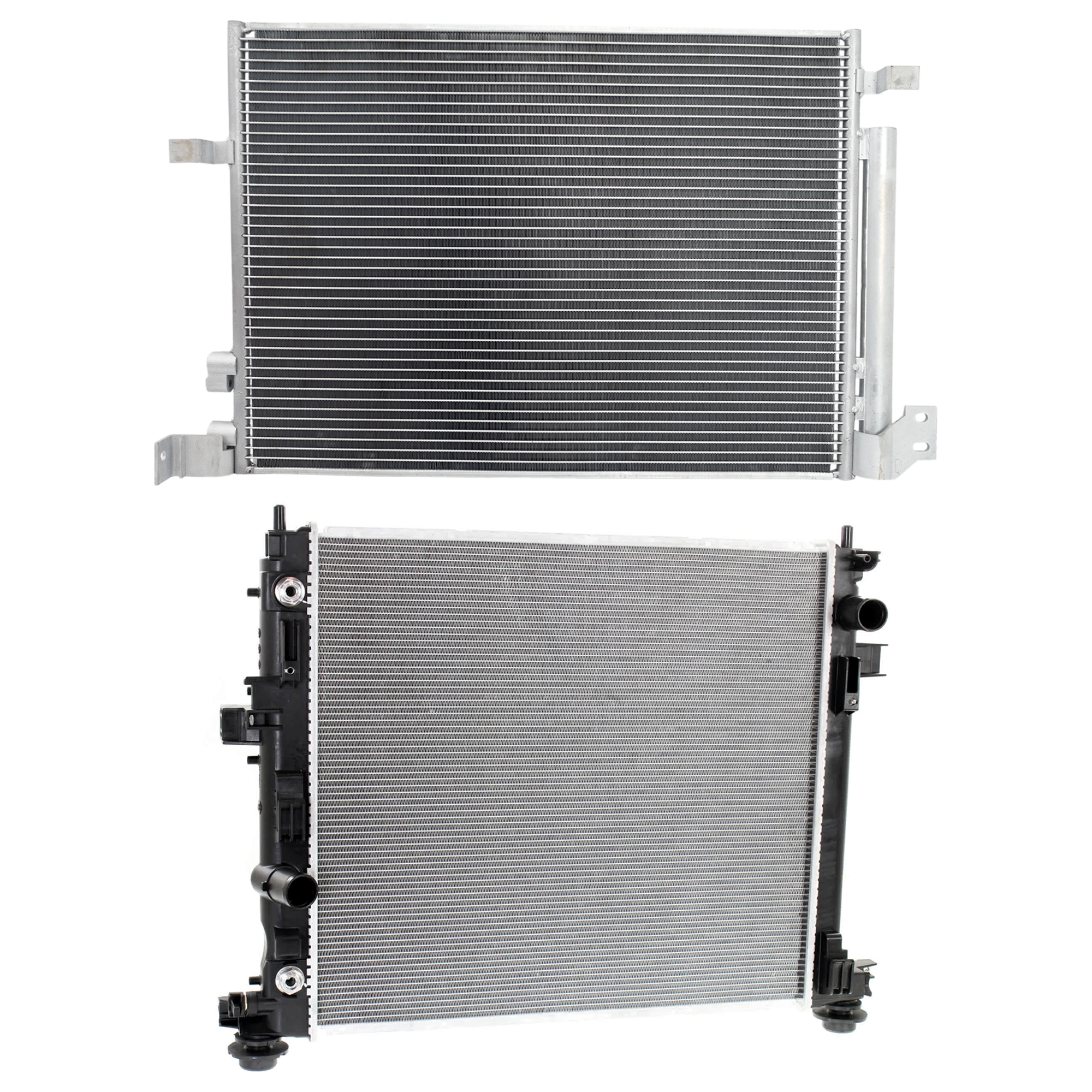 AM ATS 16-16 A C CONDENSER 2 pc kit 2.5L Eng. 4 Cyl. with Radiator SKU KIT 072724-178 Partslink GM3030314 GM3010559 OEM 84947857-22966123