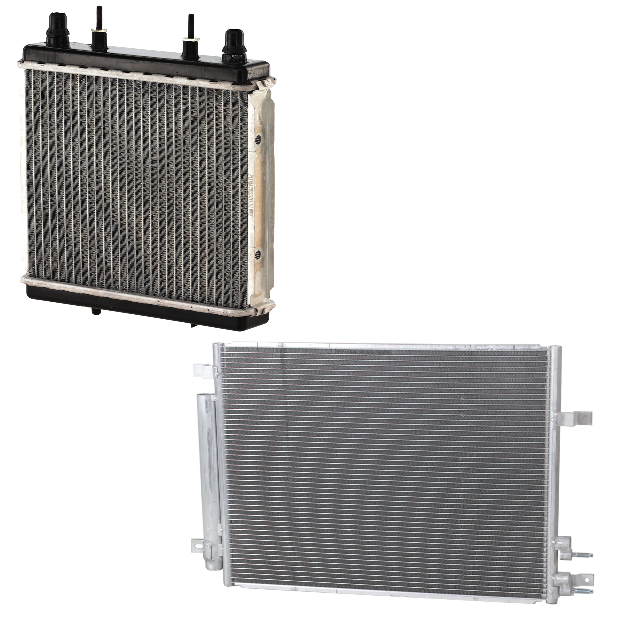 AM CAMARO 16-24 CTS 16-19 A C CONDENSER RADIATOR KIT 2 pc kit 6.2L Eng. 8 Cyl. SKU KIT 072724-181 Partslink GM3030321 GM3010585 OEM 23455461-84947859-84510352