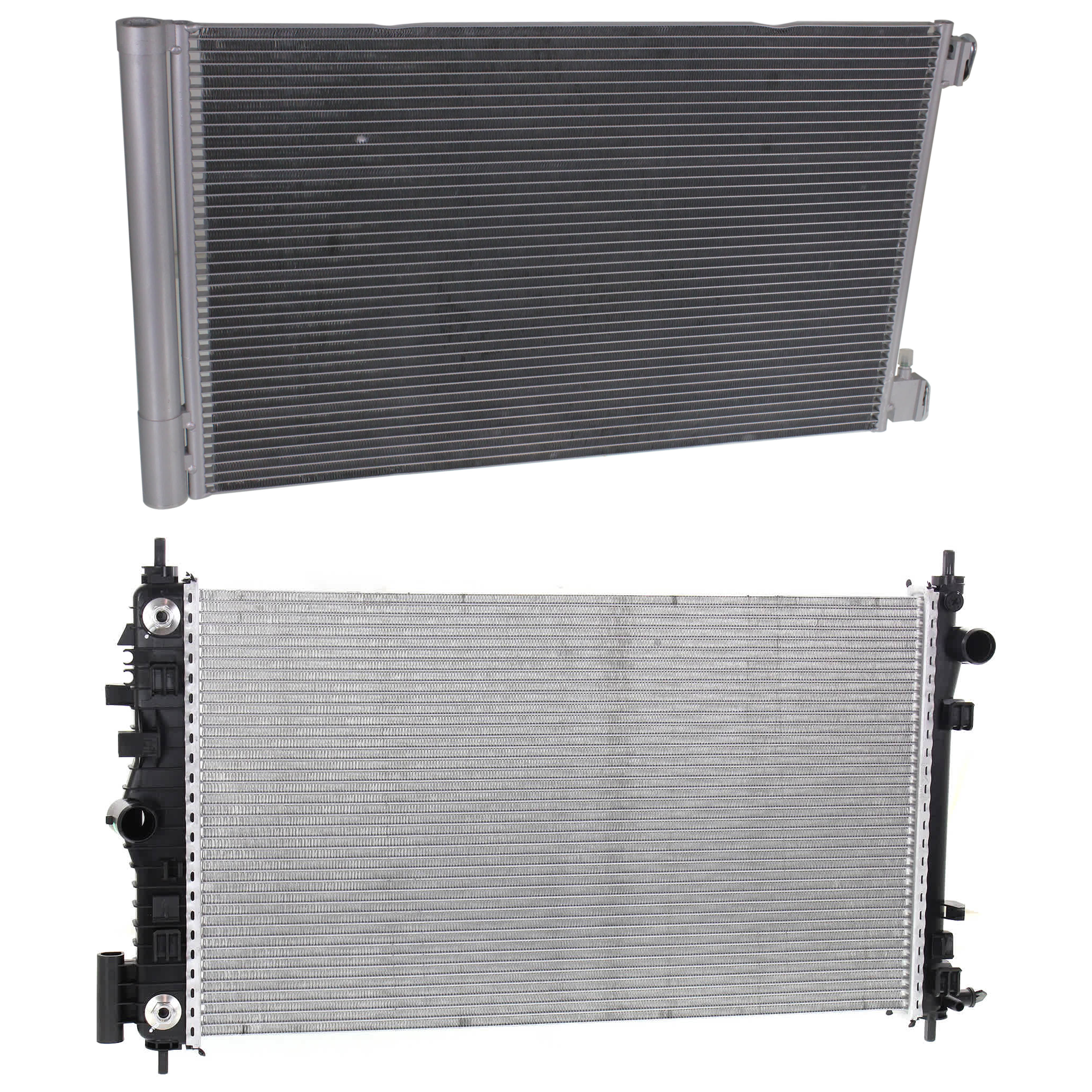 AM REGAL 11-13 A C CONDENSER RADIATOR KIT 2 pc kit 2.0L Eng. 4 Cyl. SKU KIT 072724-203 Partslink GM3030293 GM3010544 OEM 39001265-22762531