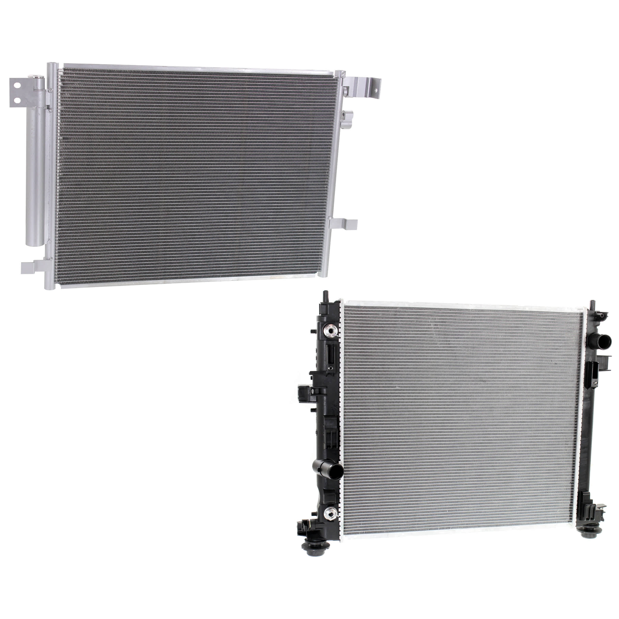 AM ATS 13-15 A C CONDENSER RADIATOR KIT 2 pc kit 2.5L Eng. 4 Cyl. SKU KIT 072724-207 Partslink GM3030300 GM3010559 OEM 2-296-615-022-966-120