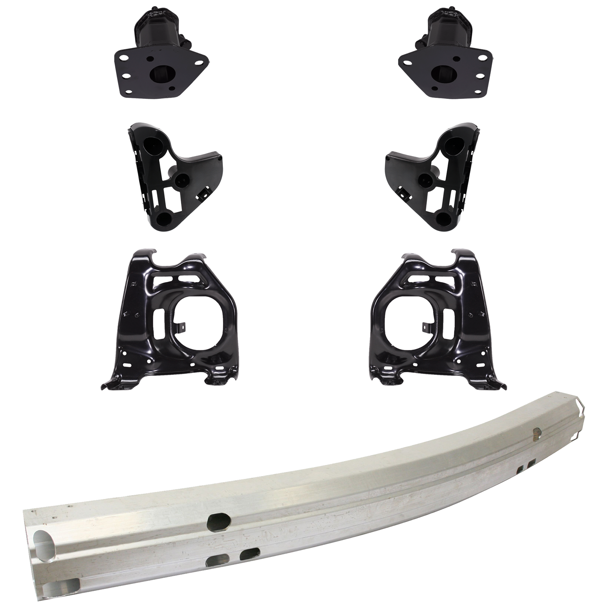 AM TUNDRA 07-09 FRONT REINFORCEMENT Impact Bar Aluminum 7 pc Kit with Bumper Bracket SKU KIT 072924 C1027 Partslink TO1006215 TO1067168 TO1067162 TO1066162 TO1067170 TO1066170 TO1067166 TO1066166 OEM 521310C030-520250C010-520260C0