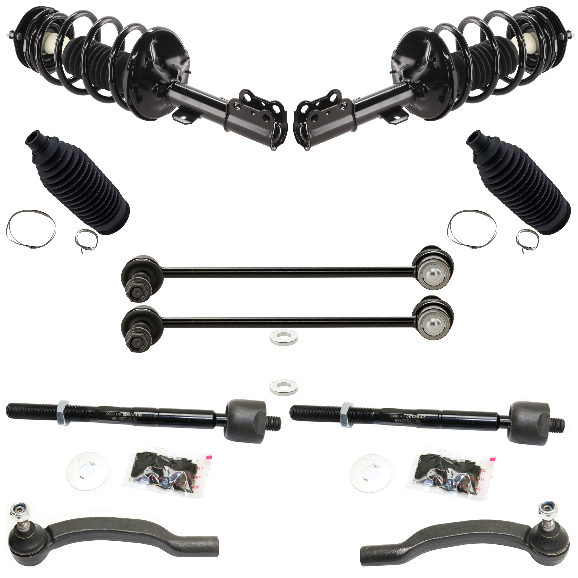 AM Shock Absorber and Strut Assembly SKU KIT 072924 C1181 Partslink TO4522102 OEM 172236-182236-869224-501722