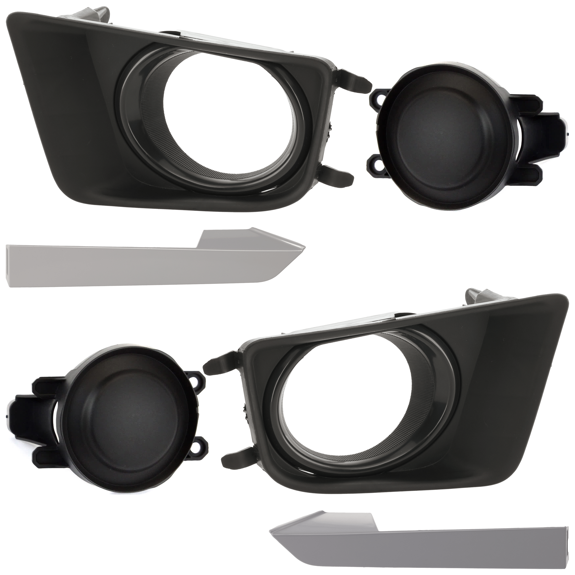 AM TACOMA 12-15 FOG LIGHT COVER RH 6 pc kit SKU KIT 072924 C1273 Partslink TO1038151 TO1039151 TO1038152 TO1039152 TO1088118 TO1089118 OEM 8148104010-8148204010-81482040