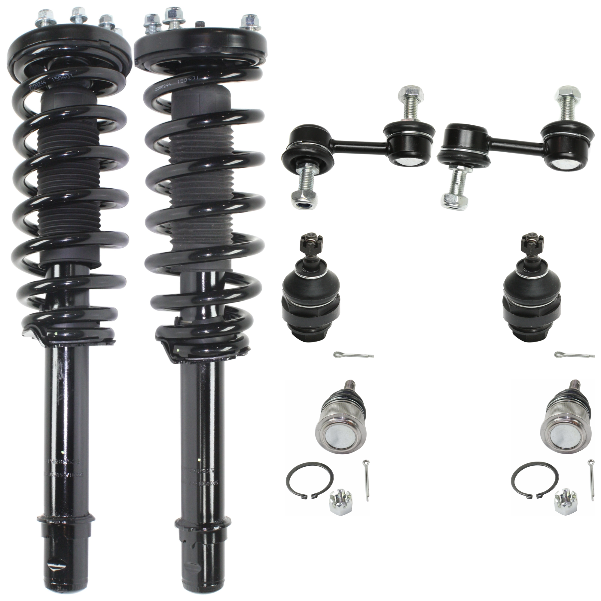 AM Shock Absorber and Strut Assembly SKU KIT 072924 C1534 OEM 51601SDAA31-51601SDAA32-51602S