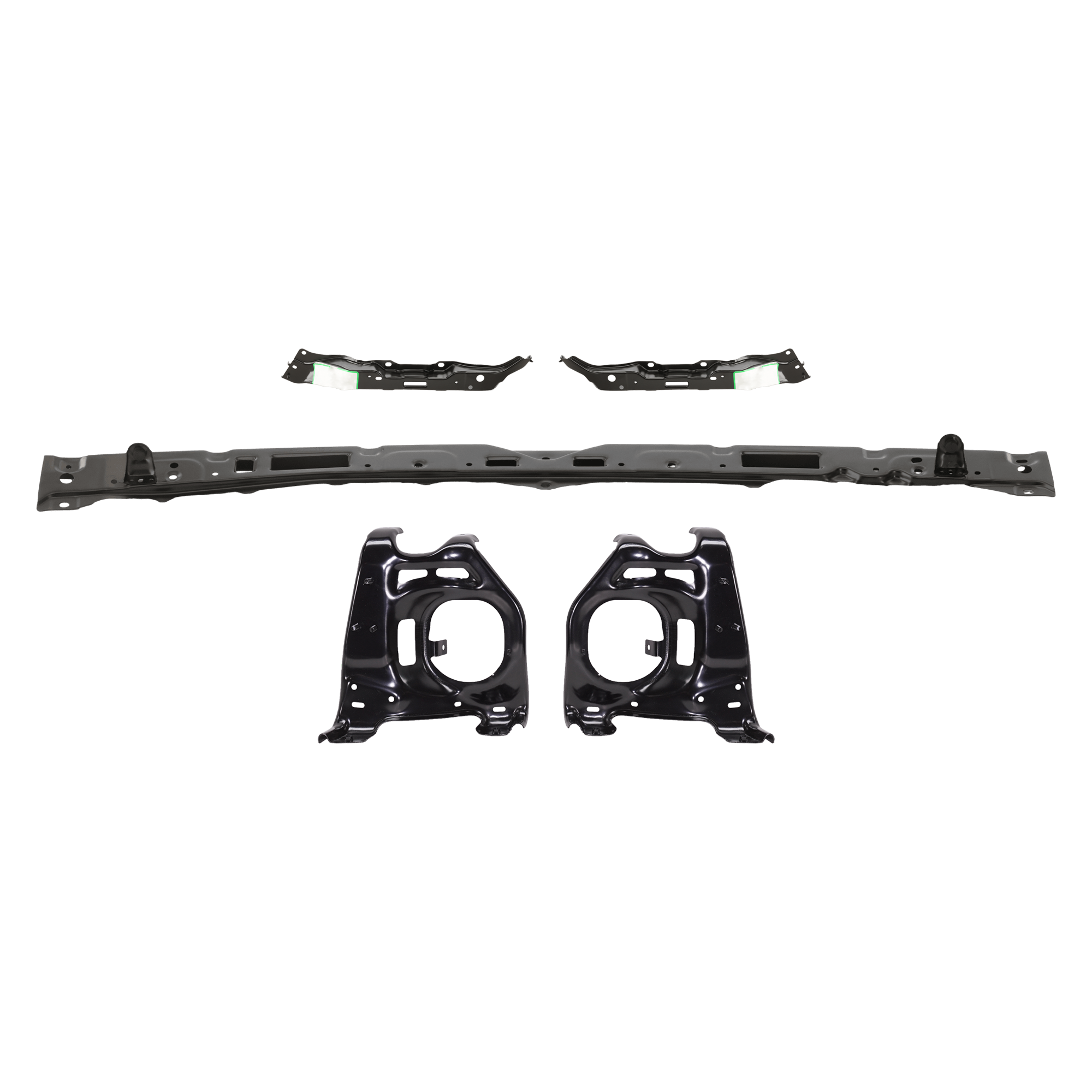 AM TUNDRA 07-13 FRONT BUMPER BRACKET RH AND LH 5 pc kit w Bumper Retainer SKU KIT 072924 C1698 Partslink TO1066166 TO1067166 TO1032108 TO1033108 TO1010102 OEM 521410C040-521420C030-525380C0
