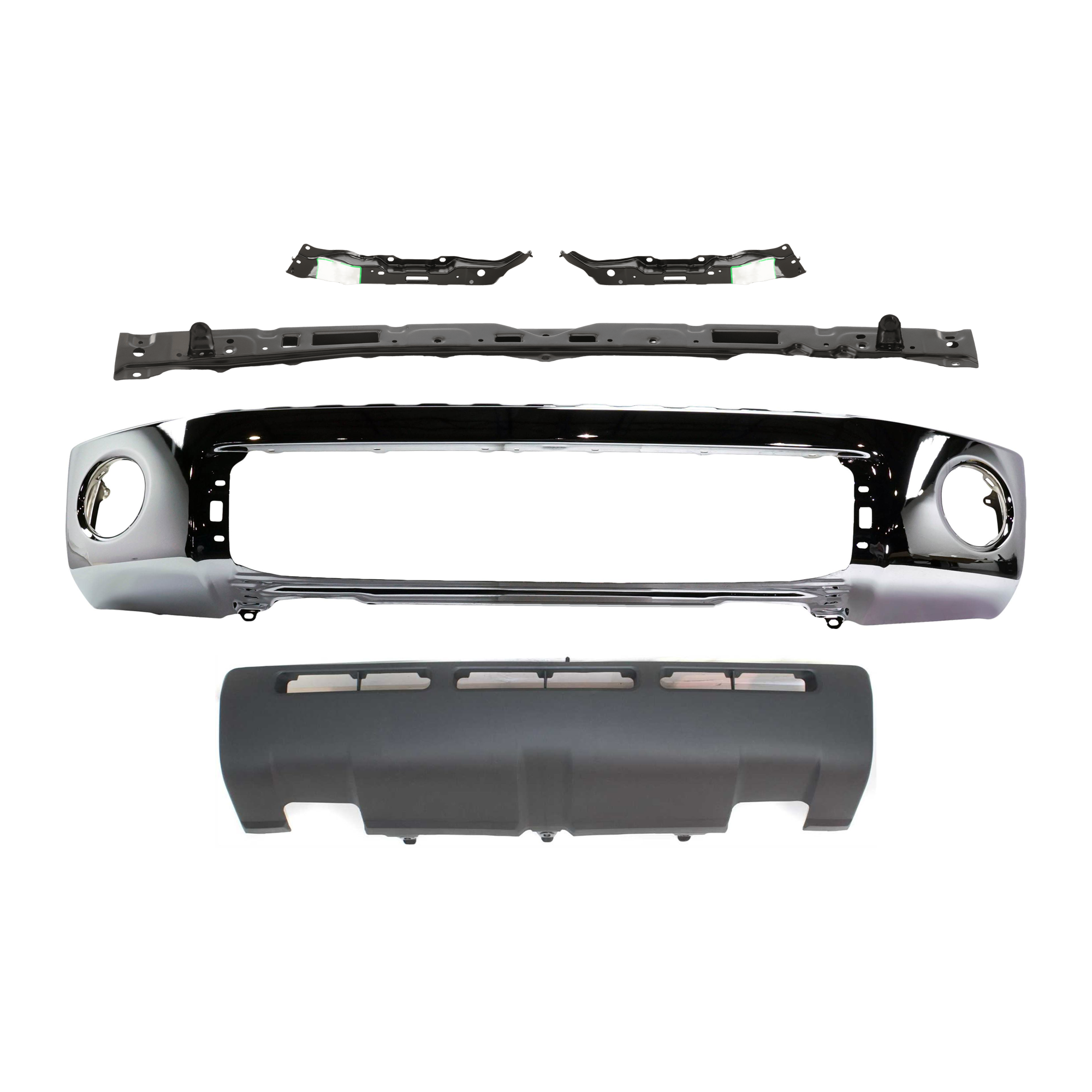 AM TUNDRA 07-09 FRONT BUMPER 5 pc kit w Valance and Bumper Retainer SKU KIT 072924 C1699 Partslink TO1002182 TO1032108 TO1033108 TO1010102 TO1095199 OEM 521110C021-525380C020-525370C0