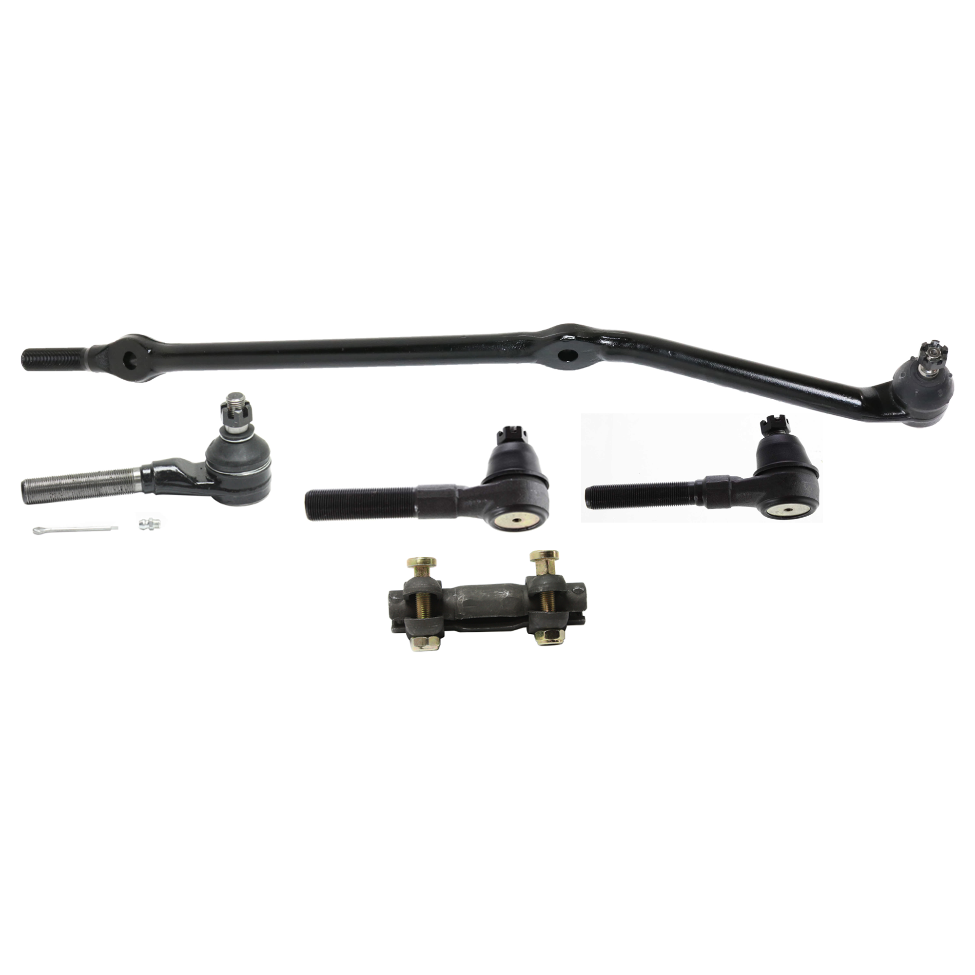 AM CHEROKEE 91-01 COMANCHE 91-92 FRONT TIE ROD END RH AND LH Outer 5 pc kit with Tie Rod Adjusting Sleeve SKU KIT 072924 C1808 OEM 52006592-310301-388900-2691134