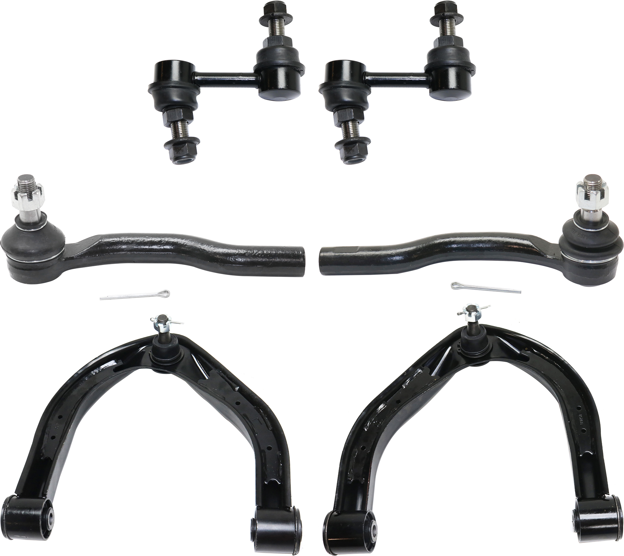 AM ARMADA 05-19 SUSPENSION KIT 6 pc Kit with Tie Rod End and Sway Bar Link SKU KIT 072924 C1887 OEM 545247S000-54524ZR00A 545257S0
