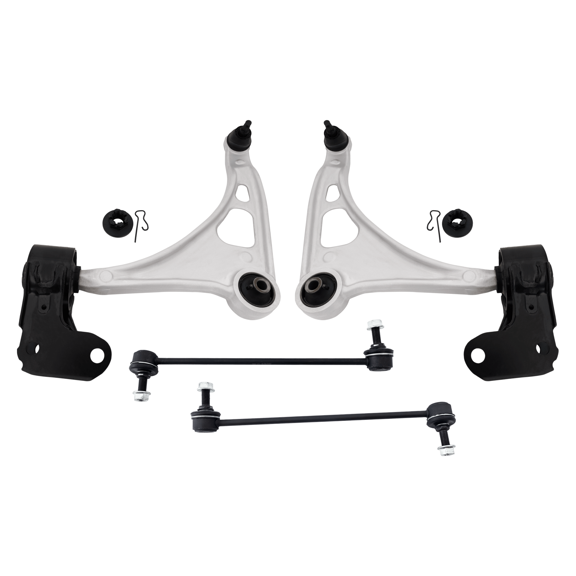 AM PILOT 16-21 FRONT CONTROL ARM RH AND LH Lower 4 pc Kit with Sway Bar Link SKU KIT 072924 C2120 OEM 51325TG7A01-51320TG7A01
