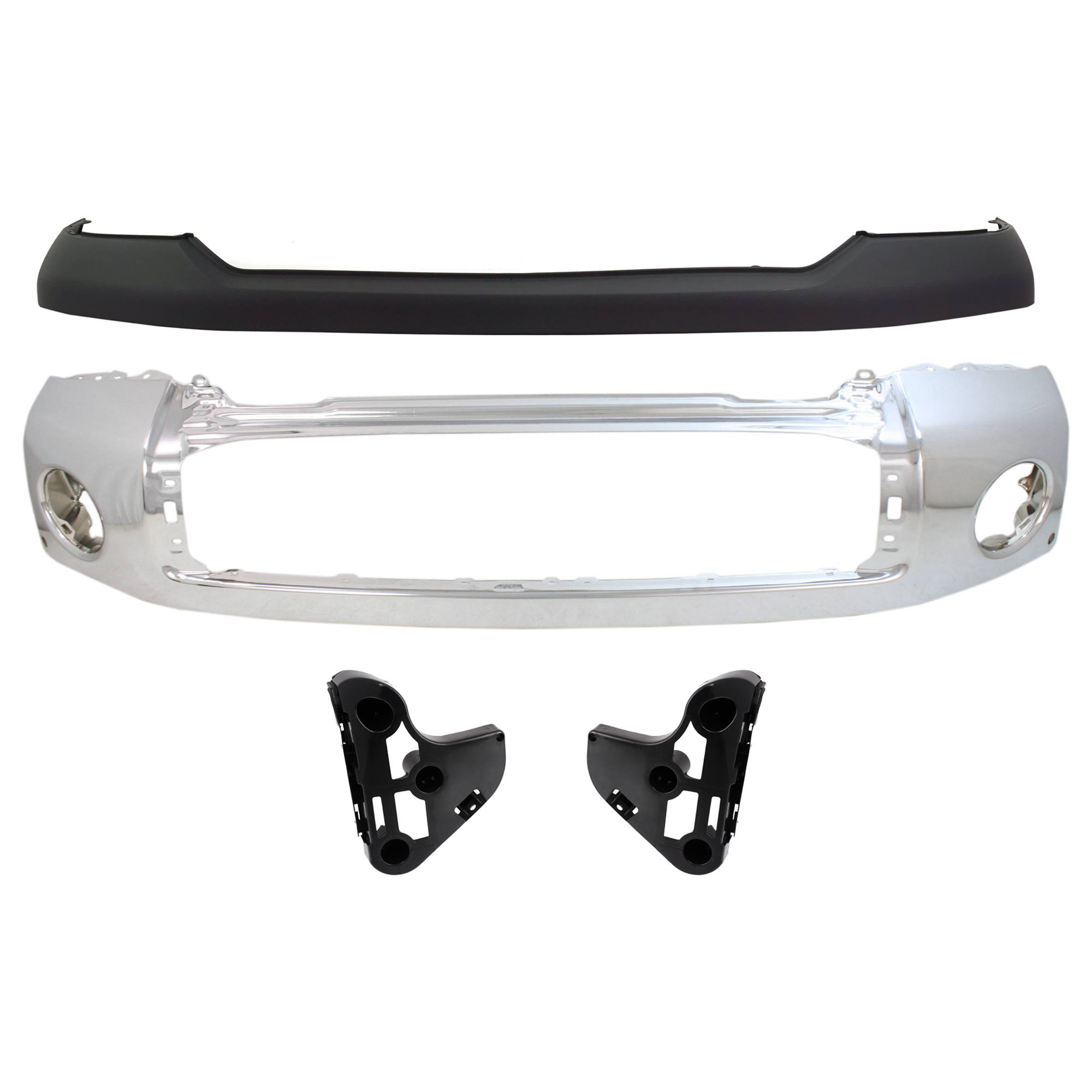 AM TUNDRA 07-13 FRONT BUMPER 4 pc kit w Bumper Cover and Bumper Bracket SKU KIT 072924 C2231 Partslink TO1002181 TO1067170 TO1066170 TO1014100 OEM 521110C901-521150C060-521160C0