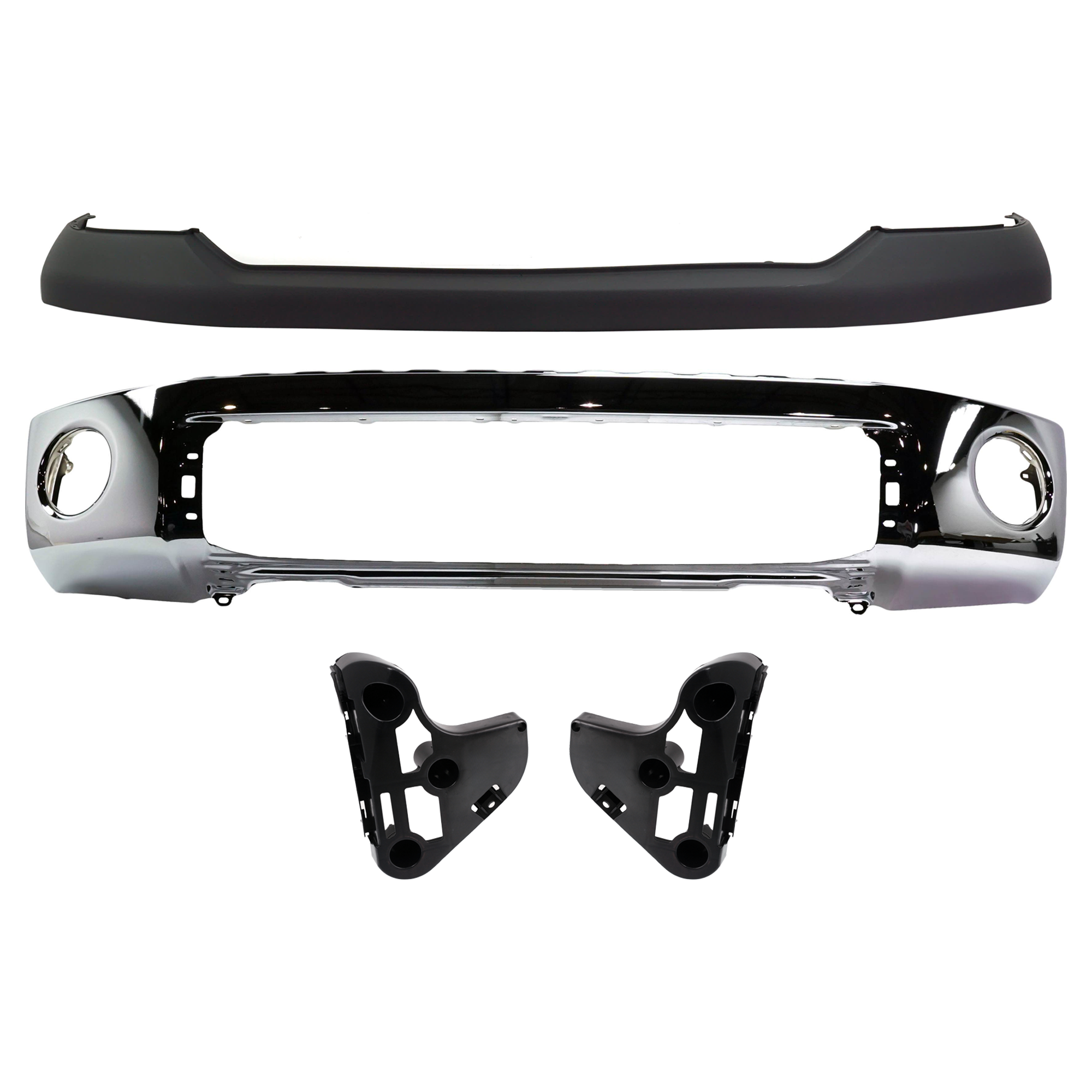 AM TUNDRA 07-13 FRONT BUMPER 4 pc kit w Bumper Cover and Bumper Bracket SKU KIT 072924 C2232 Partslink TO1002182 TO1067170 TO1066170 TO1014100 OEM 521110C021-521150C060-521160C0