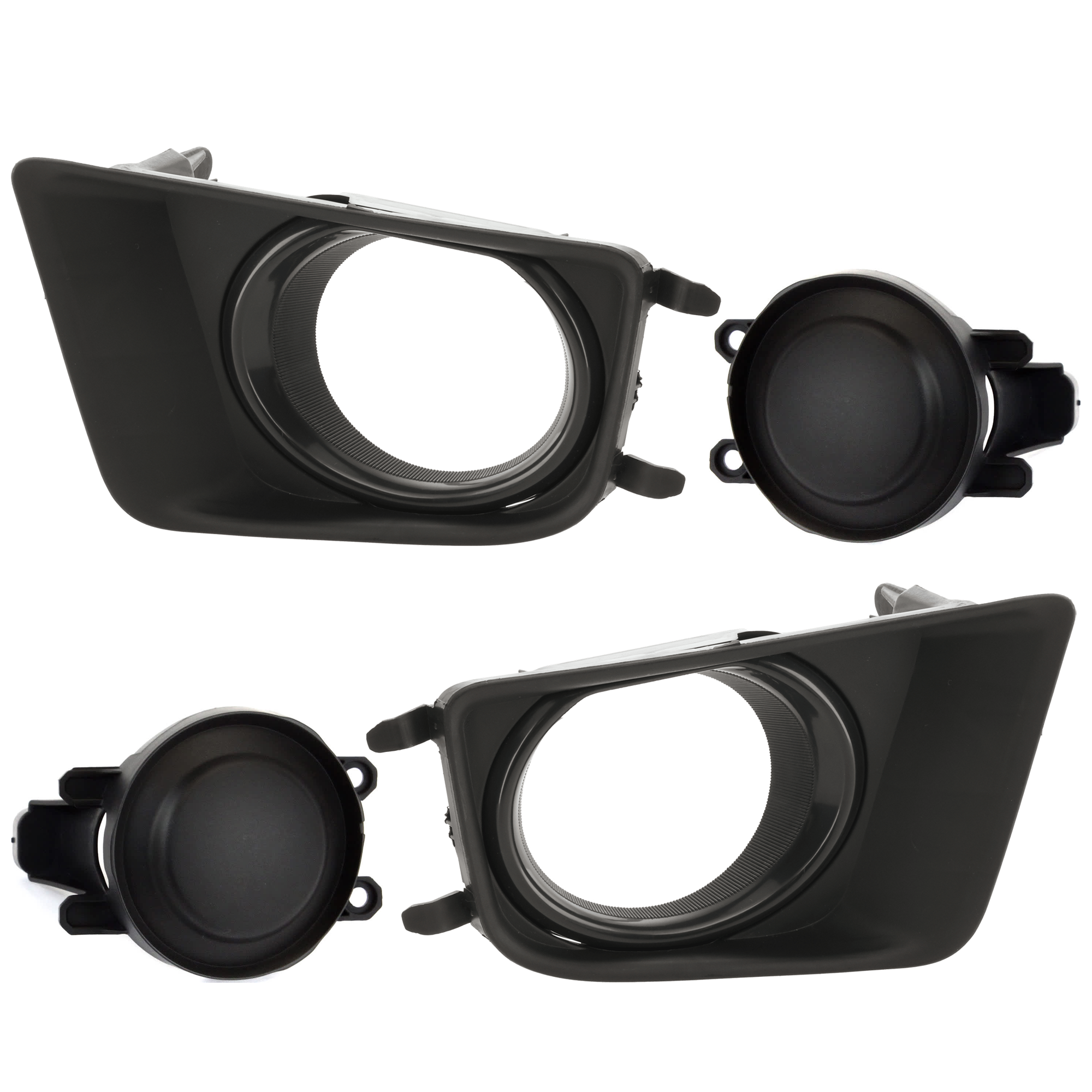 AM TACOMA 12-15 FOG LIGHT COVER RH 4 pc kit SKU KIT 072924 C2254 Partslink TO1038151 TO1039151 TO1038152 TO1039152 OEM 8148104010-8148204010-81482040