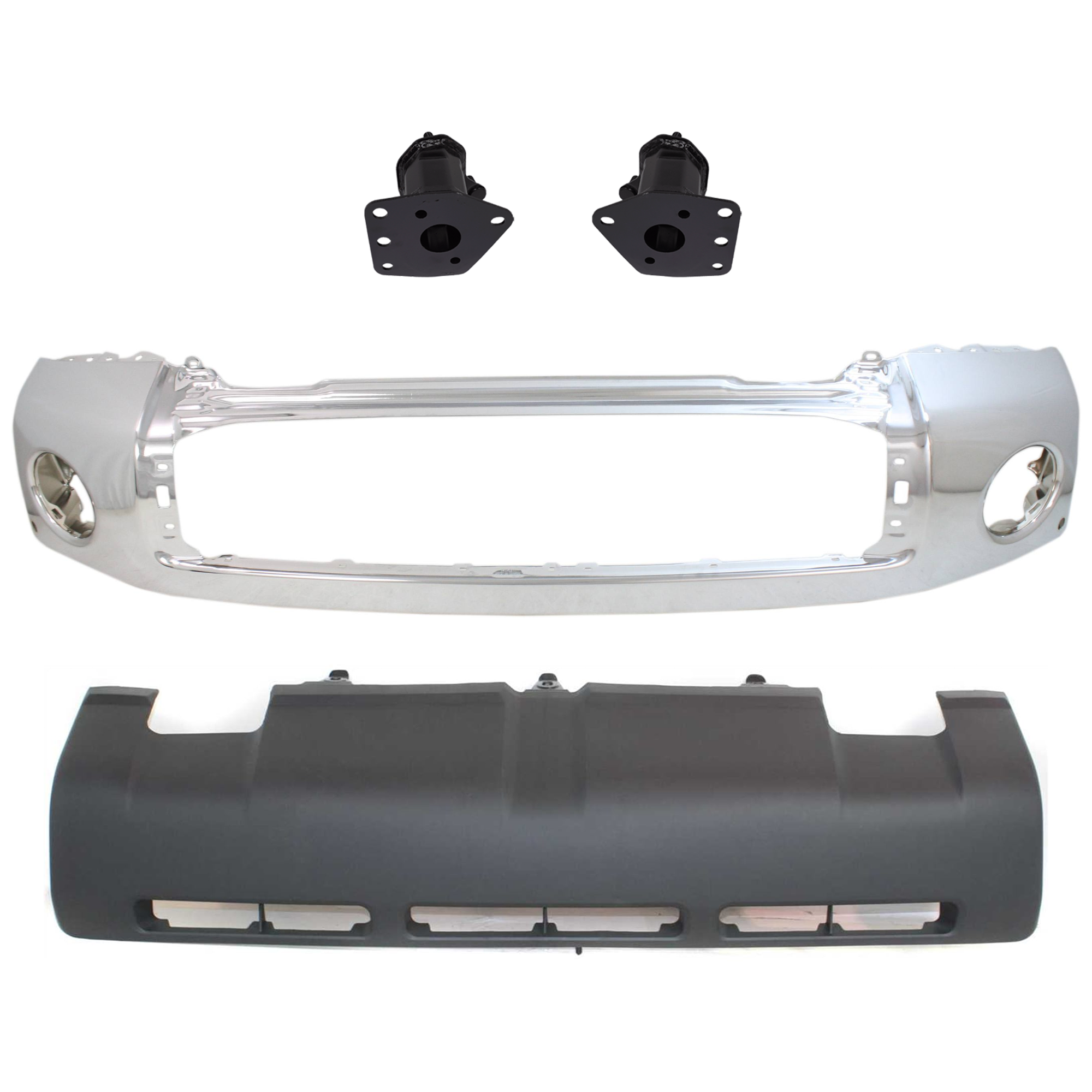AM TUNDRA 07-09 FRONT BUMPER 4 pc kit w Valance and Bumper Bracket SKU KIT 072924 C2277 Partslink TO1002181 TO1067168 TO1067162 TO1066162 TO1095199 OEM 521110C901-520250C010-520260C0