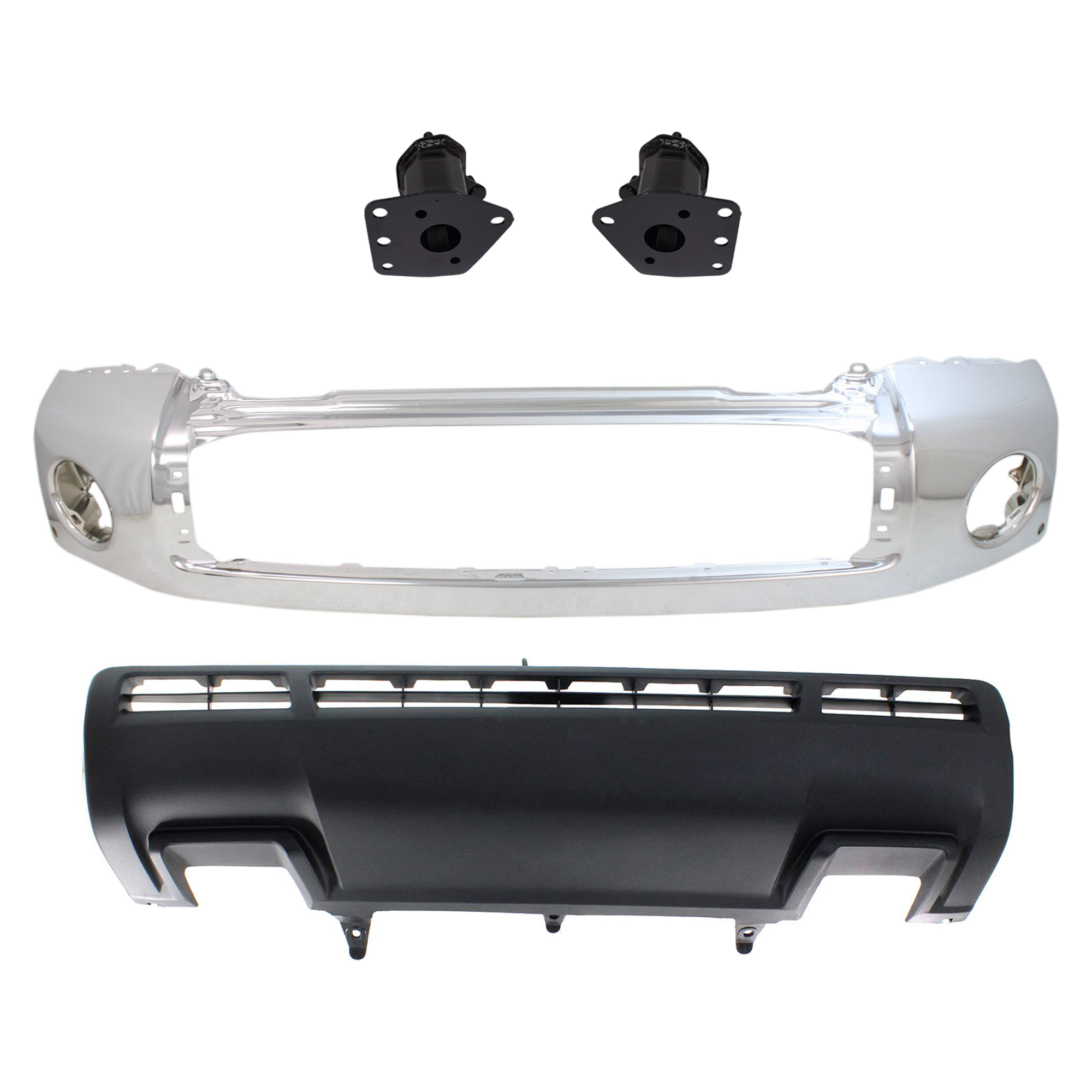 AM TUNDRA 10-13 FRONT BUMPER 4 pc kit w Valance and Bumper Bracket SKU KIT 072924 C2279 Partslink TO1002181 TO1067168 TO1067162 TO1066162 TO1095202 OEM 521110C901-520250C010-520260C0