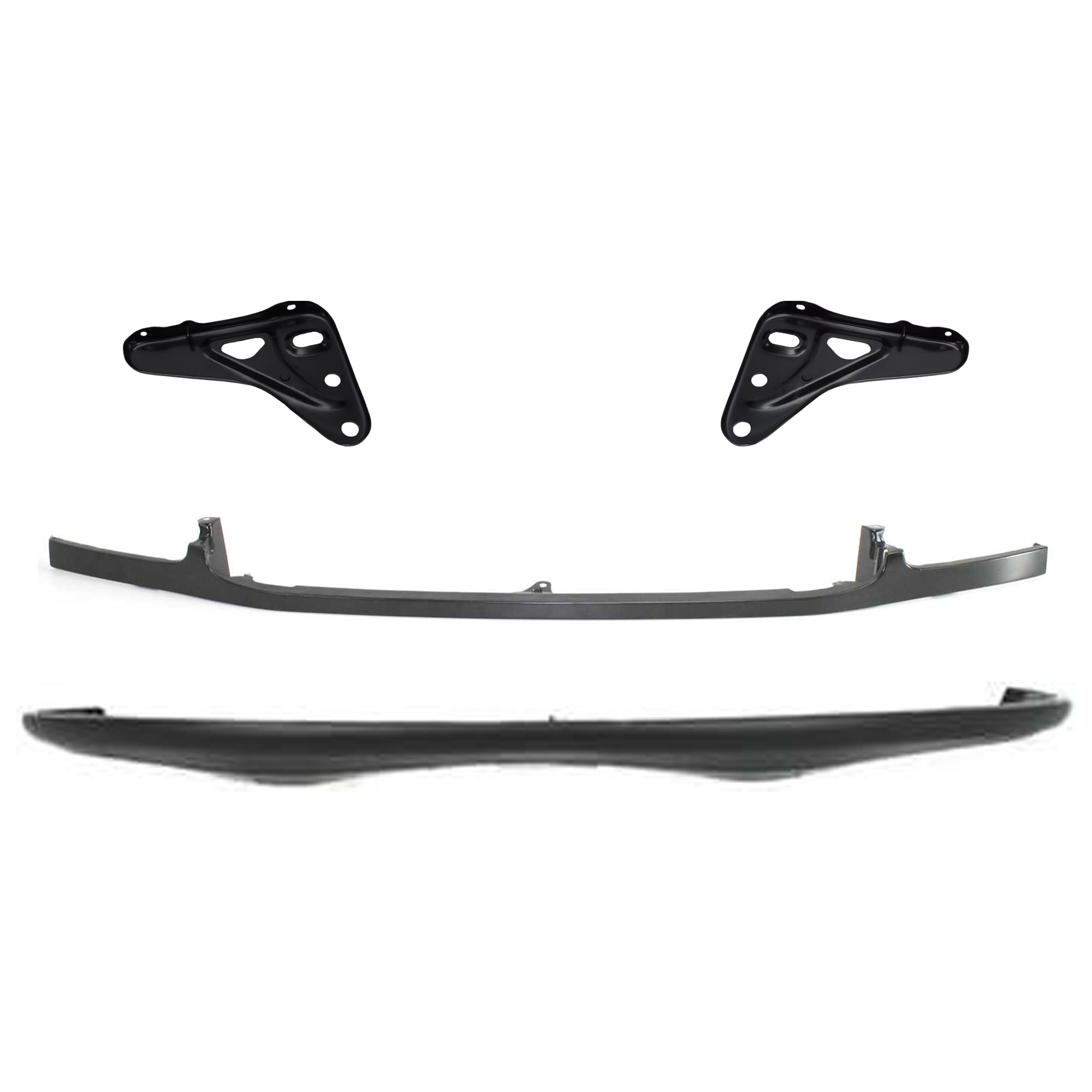 AM TUNDRA 00-06 FRONT BUMPER COVER Upper Textured 4 pc Kit with Bumper Bracket and Bumper Trim SKU KIT 072924 C2306 Partslink TO1000198 TO1066127 TO1067127 TO1087109 OEM 521190C010-521420C010-521410C0