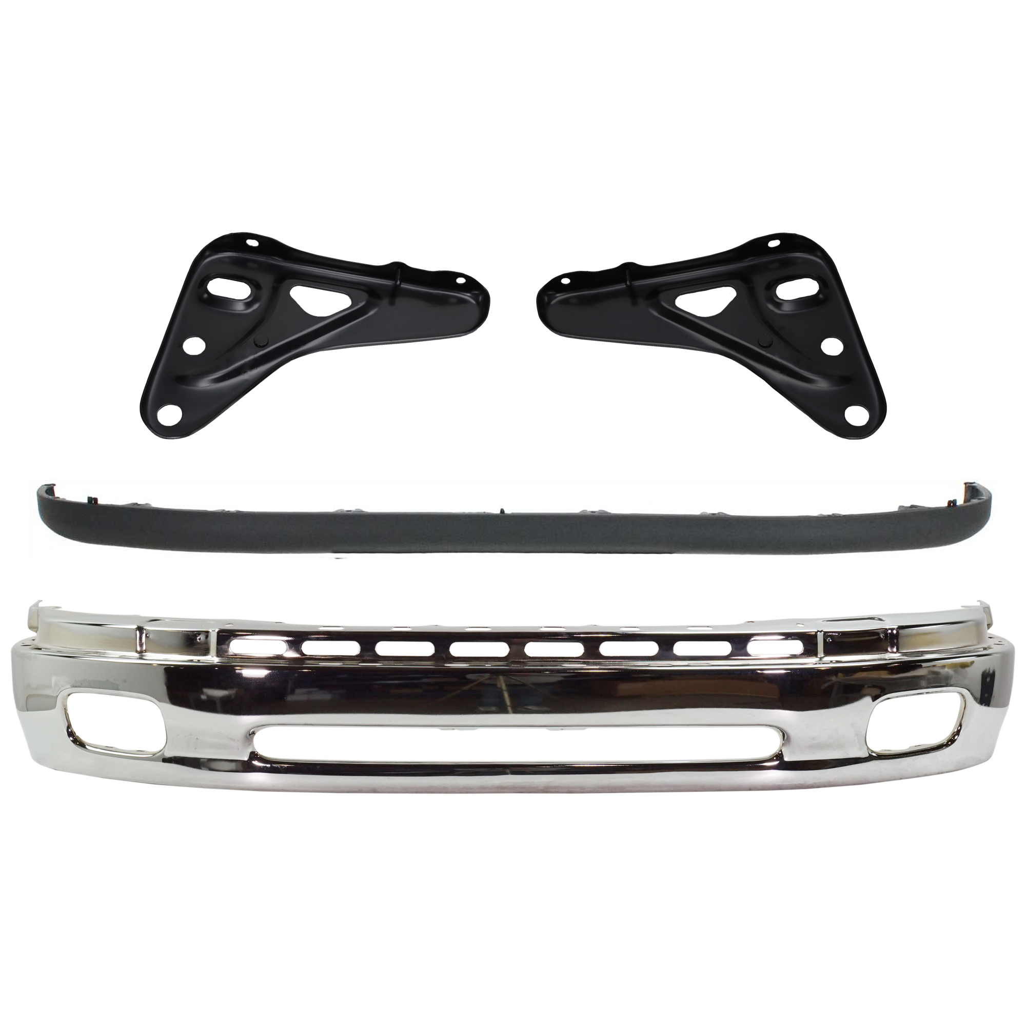 AM TUNDRA 00-06 FRONT BUMPER 4 pc kit w Valance and Bumper Bracket SKU KIT 072924 C2309 Partslink TO1002170 TO1066127 TO1067127 TO1095180 OEM 521010C020-521420C010-521410C0