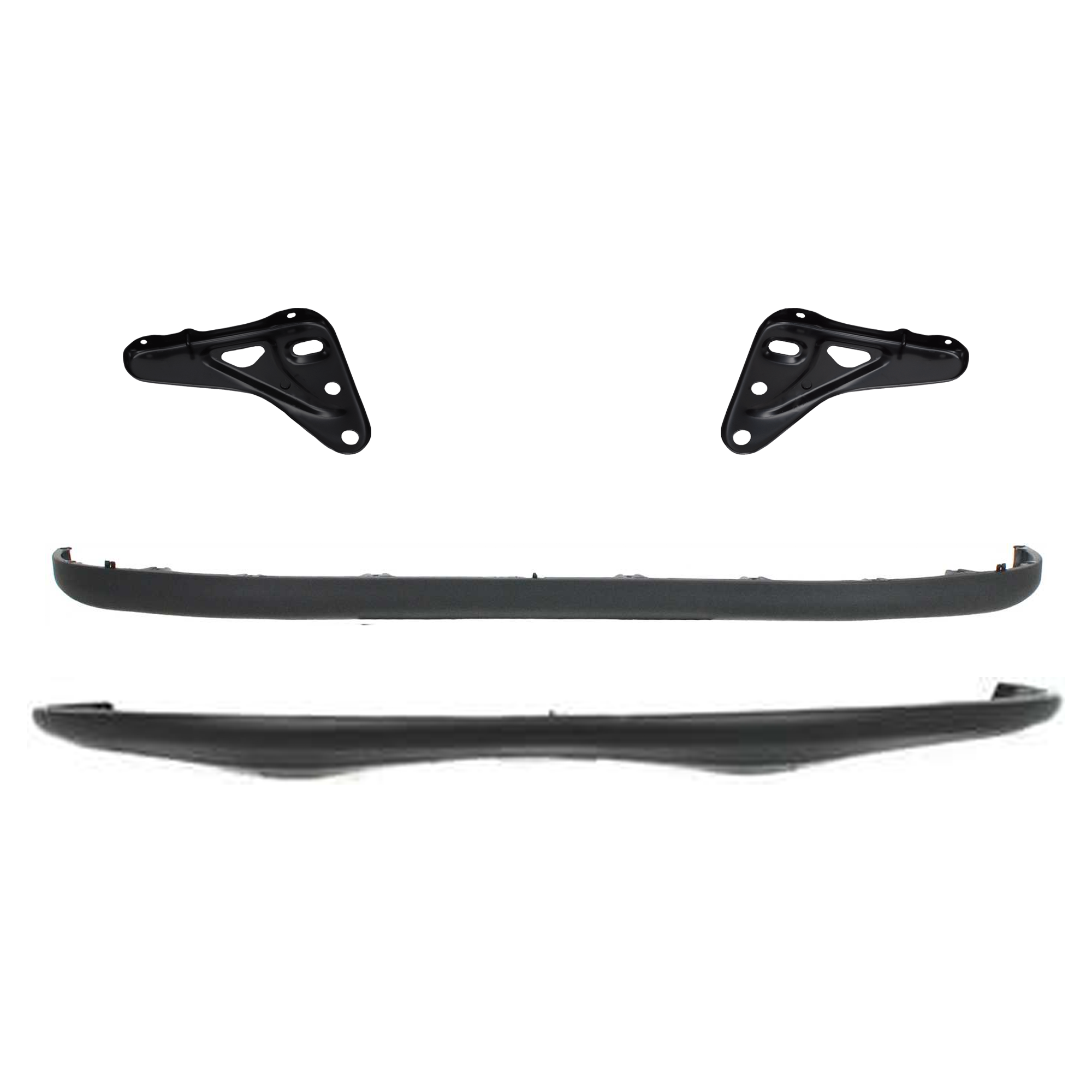AM TUNDRA 00-06 FRONT BUMPER COVER Upper Textured 4 pc Kit with Bumper Bracket and Valance SKU KIT 072924 C2310 Partslink TO1000198 TO1066127 TO1067127 TO1095180 OEM 521190C010-521420C010-521410C0