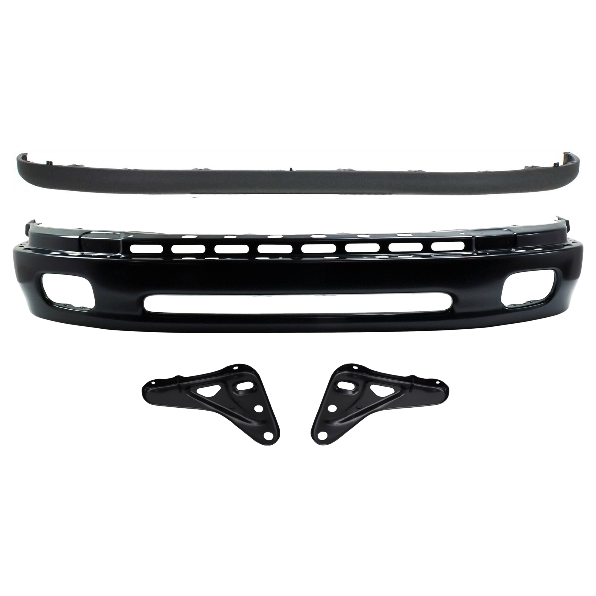 AM TUNDRA 00-06 FRONT BUMPER 4 pc kit w Valance and Bumper Bracket SKU KIT 072924 C2312 Partslink TO1002171 TO1066127 TO1067127 TO1095180 OEM 521010C010-521420C010-521410C0