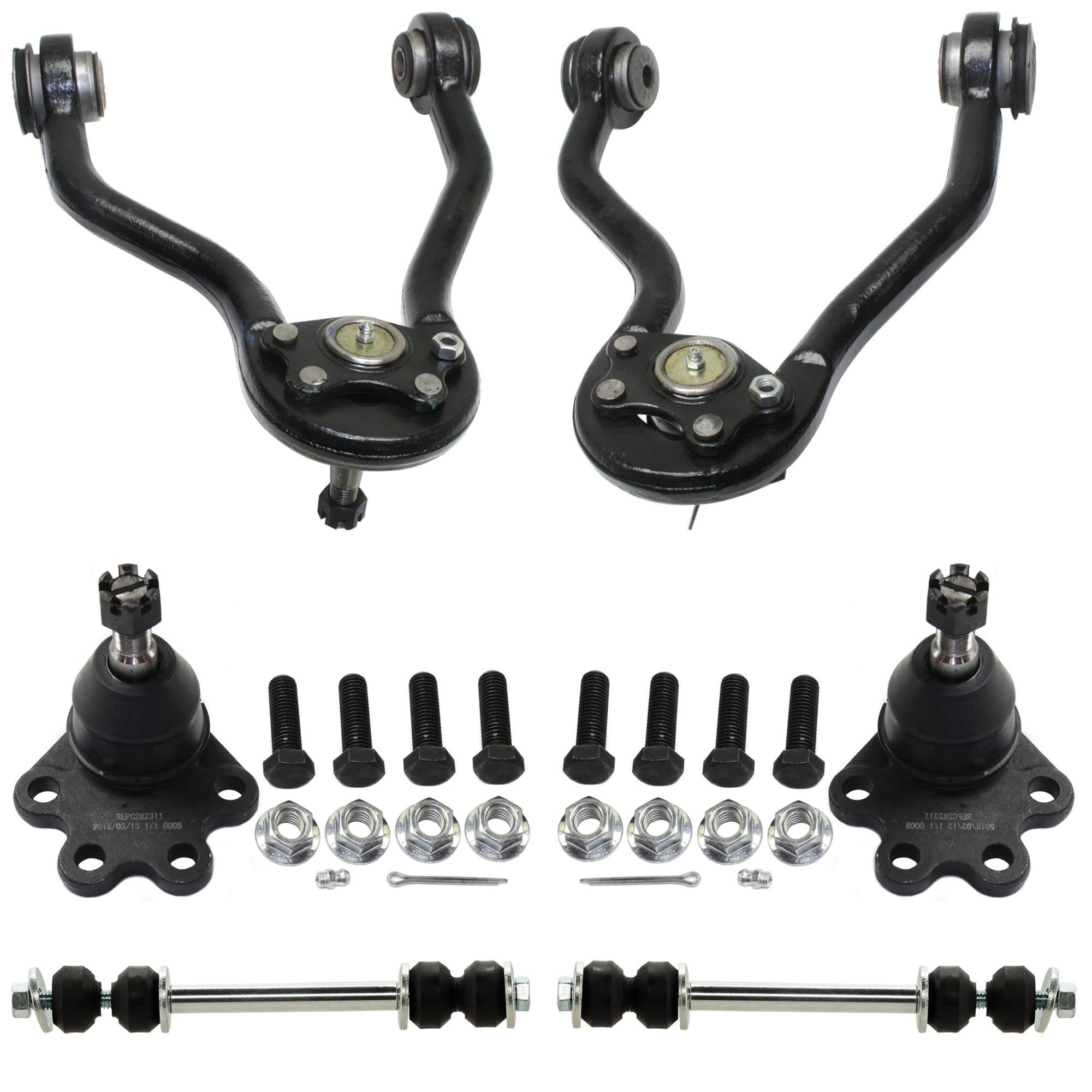 AM ASTRO 90-05 SUSPENSION KIT 6 pc Kit with Ball Joint and Sway Bar Link SKU KIT 072924 C2338 OEM 104106-286007-305171-2601315-5