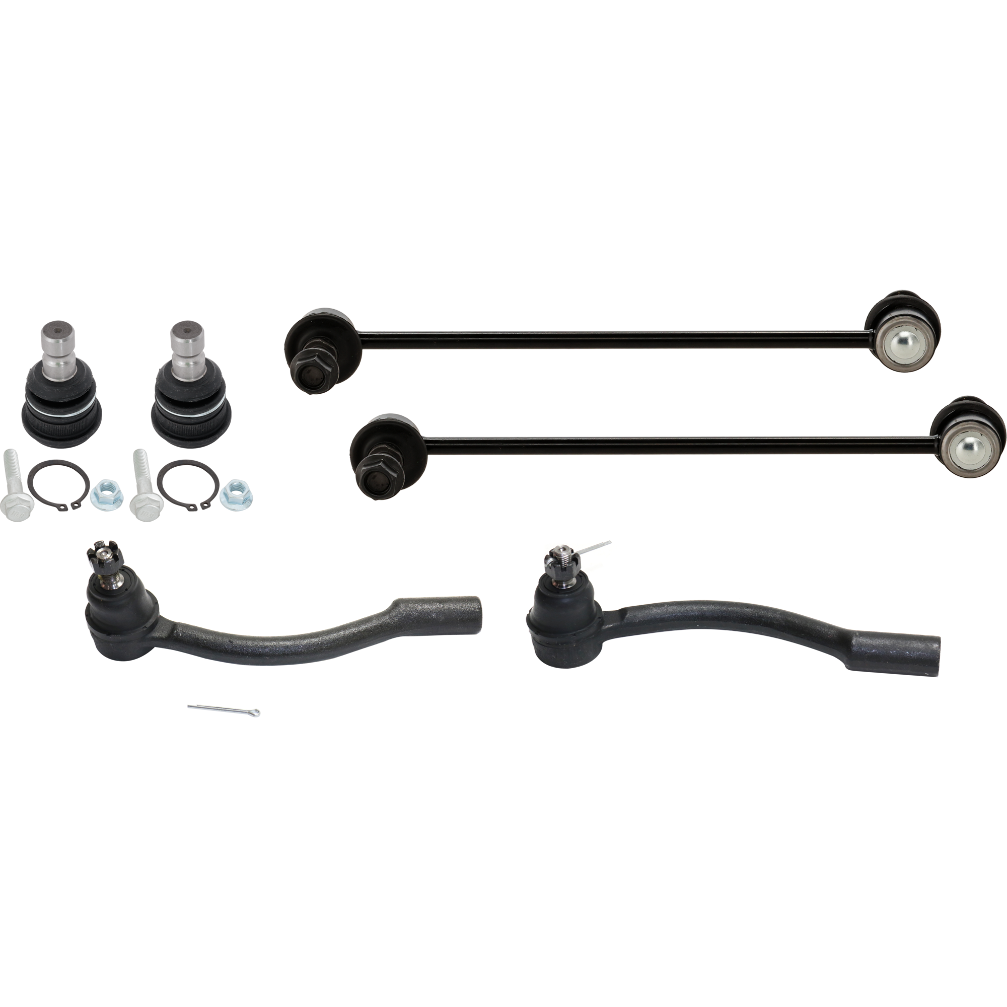 AM RIO 12-17 SUSPENSION KIT 6 pc Kit with Sway Bar Link and Ball Joint SKU KIT 072924 C2439 OEM 568200U500-568200U590-545302K0