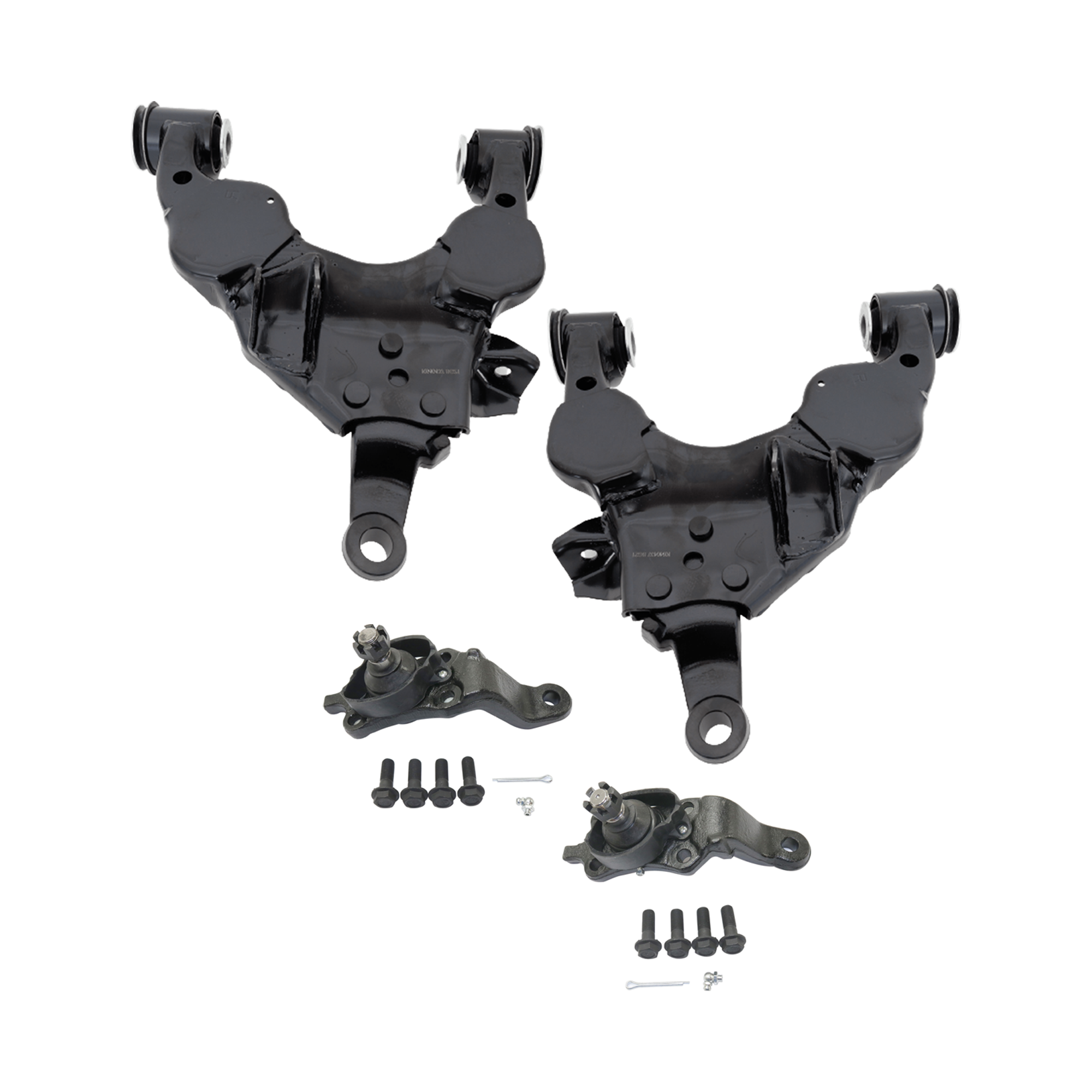 AM SEQUOIA 05-07 FRONT CONTROL ARM RH AND LH Lower 4 pc Kit with Ball Joint SKU KIT 072924 C2556 OEM 1015281-2601633-5051344-104805