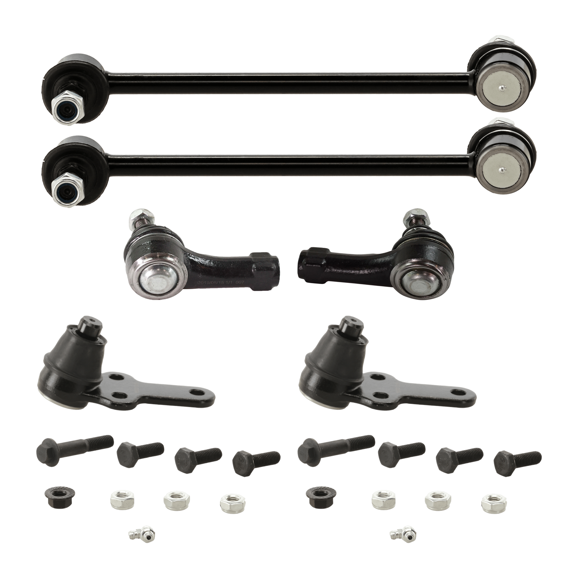 AM FOCUS 08-11 MONTERO 92-00 FRONT BALL JOINT RH AND LH Lower Outer 6 pc Kit SKU KIT 072924 C2582 OEM 2601723-5051416-10980407-45D24